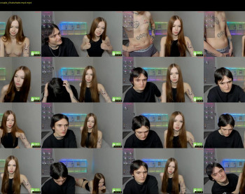 eshcka — 120 minute Chaturbate couple cam show recording, 720p, Oct 11, 2024
