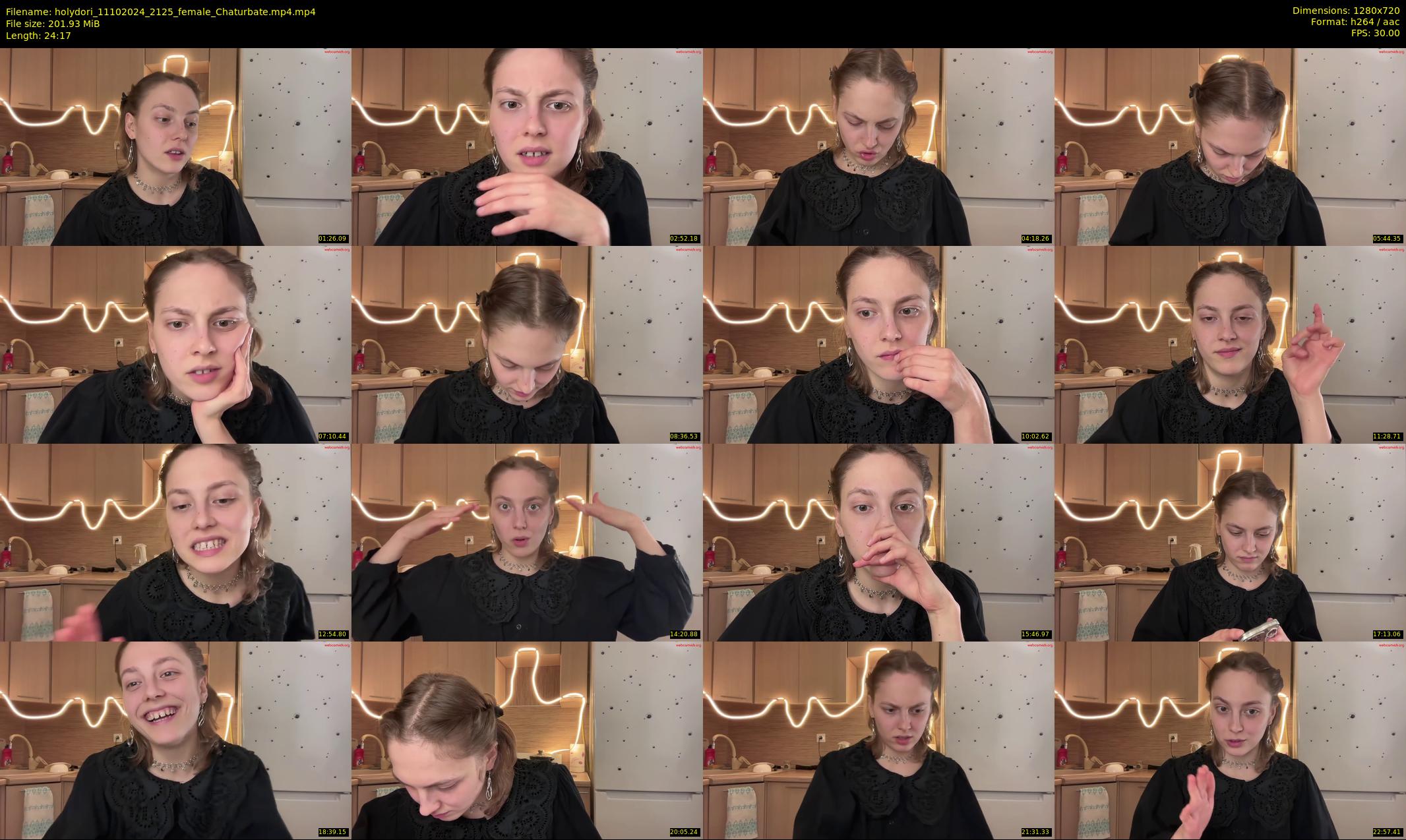 holydori — 25 minute Chaturbate female cam show recording, 720p, Oct 11, 2024