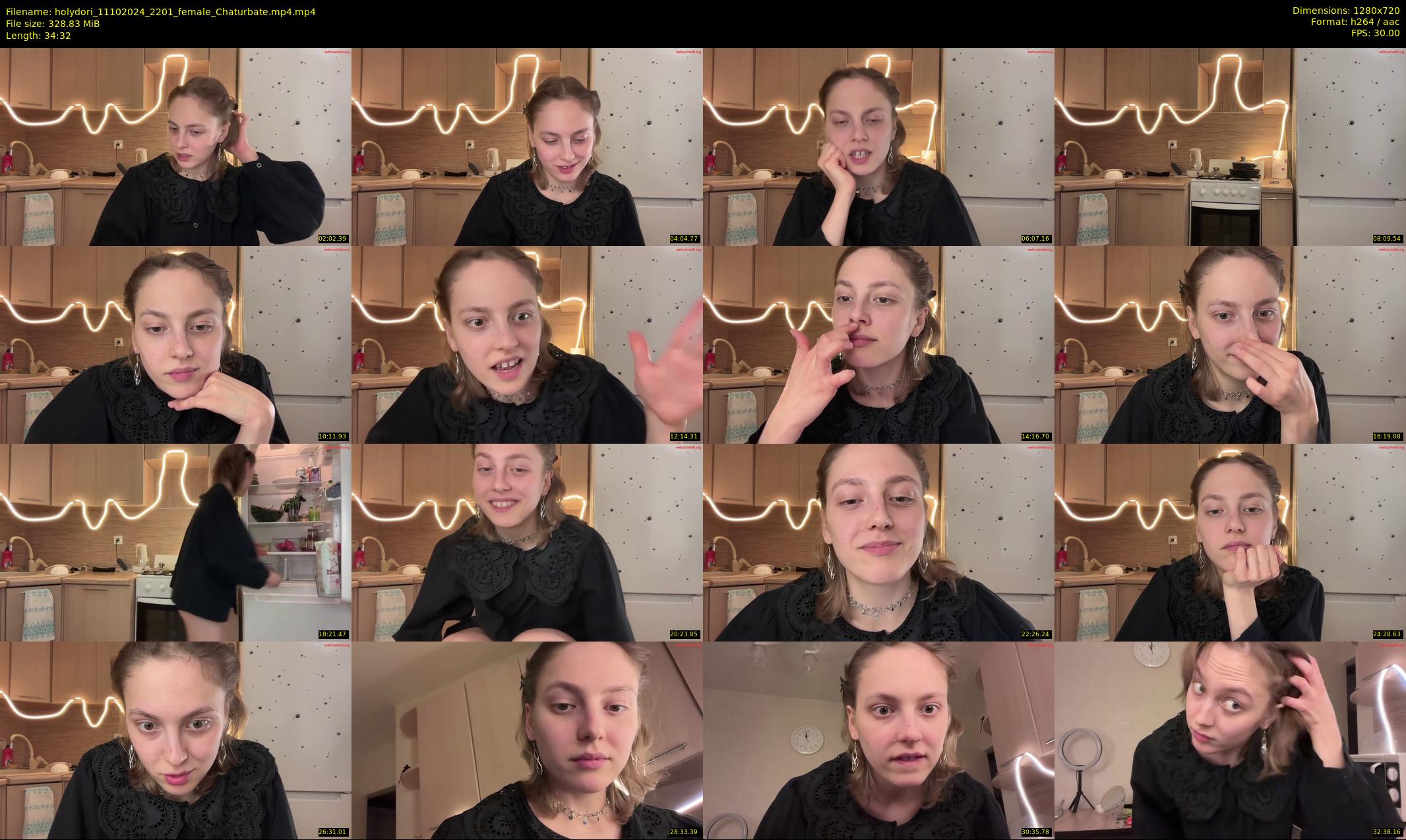 holydori — 35 minute Chaturbate female cam show recording, 720p, Oct 11, 2024