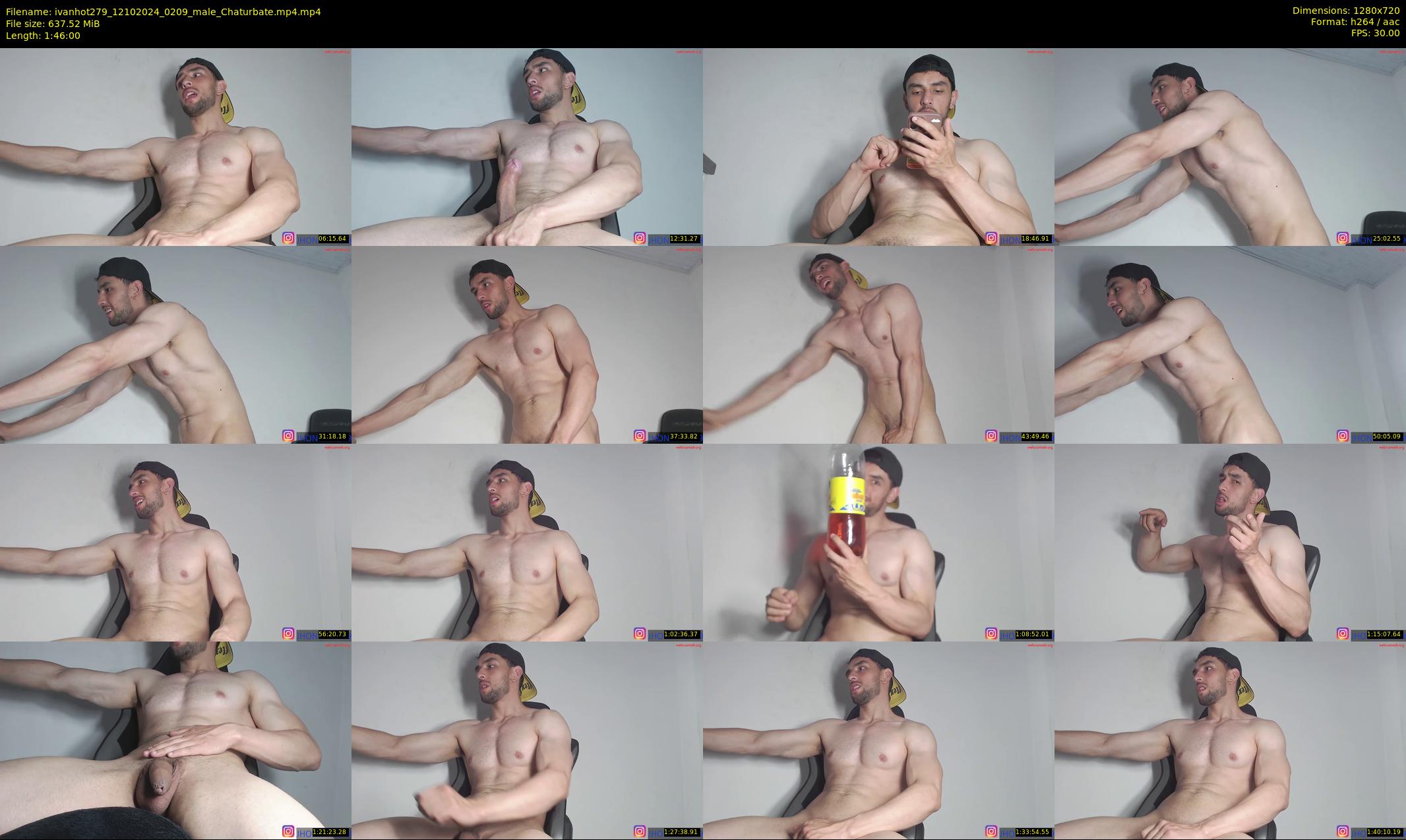 ivanhot279 — 106 minute Chaturbate male cam show recording, 720p, Oct 12, 2024