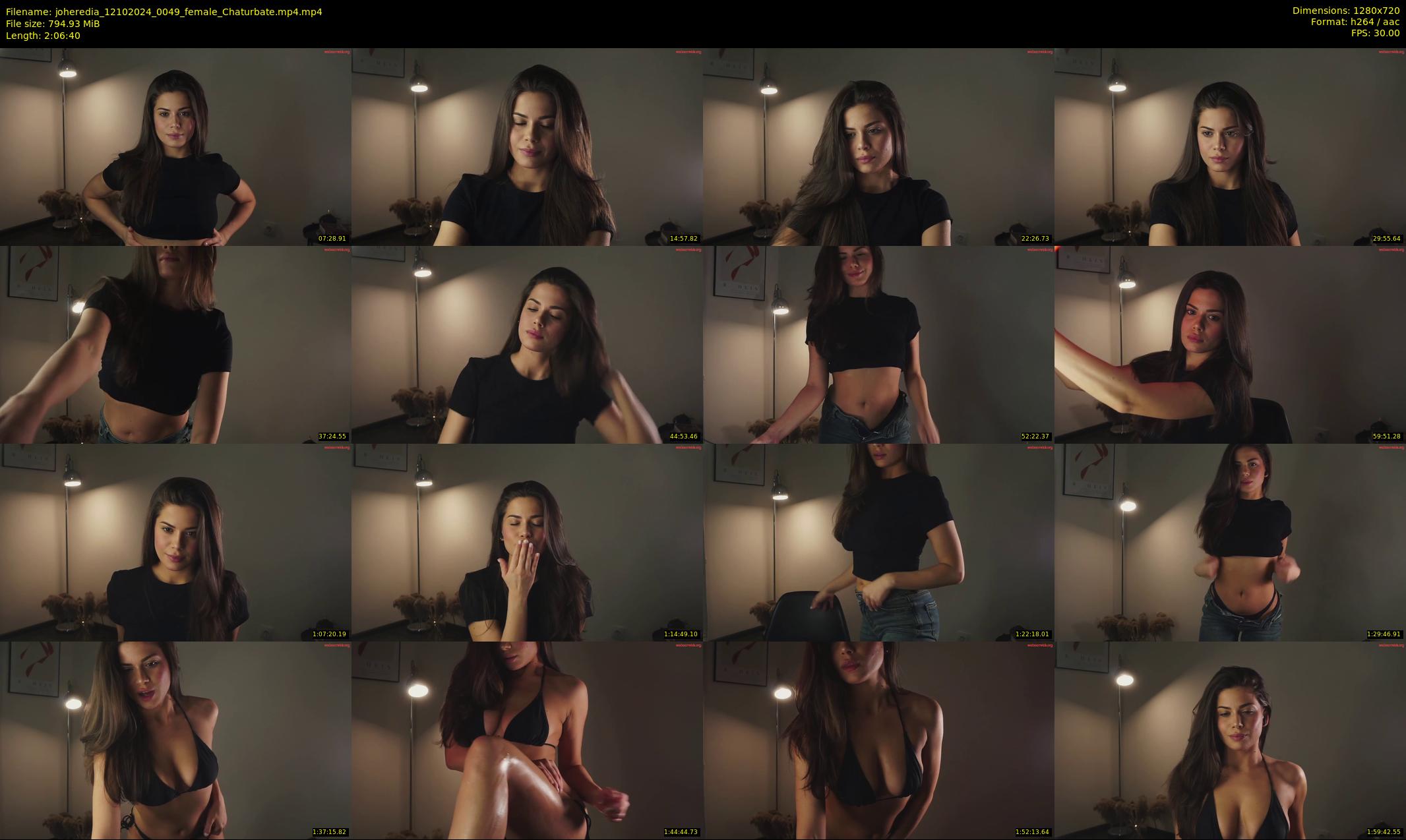 joheredia — 127 minute Chaturbate female cam show recording, 720p, Oct 12, 2024