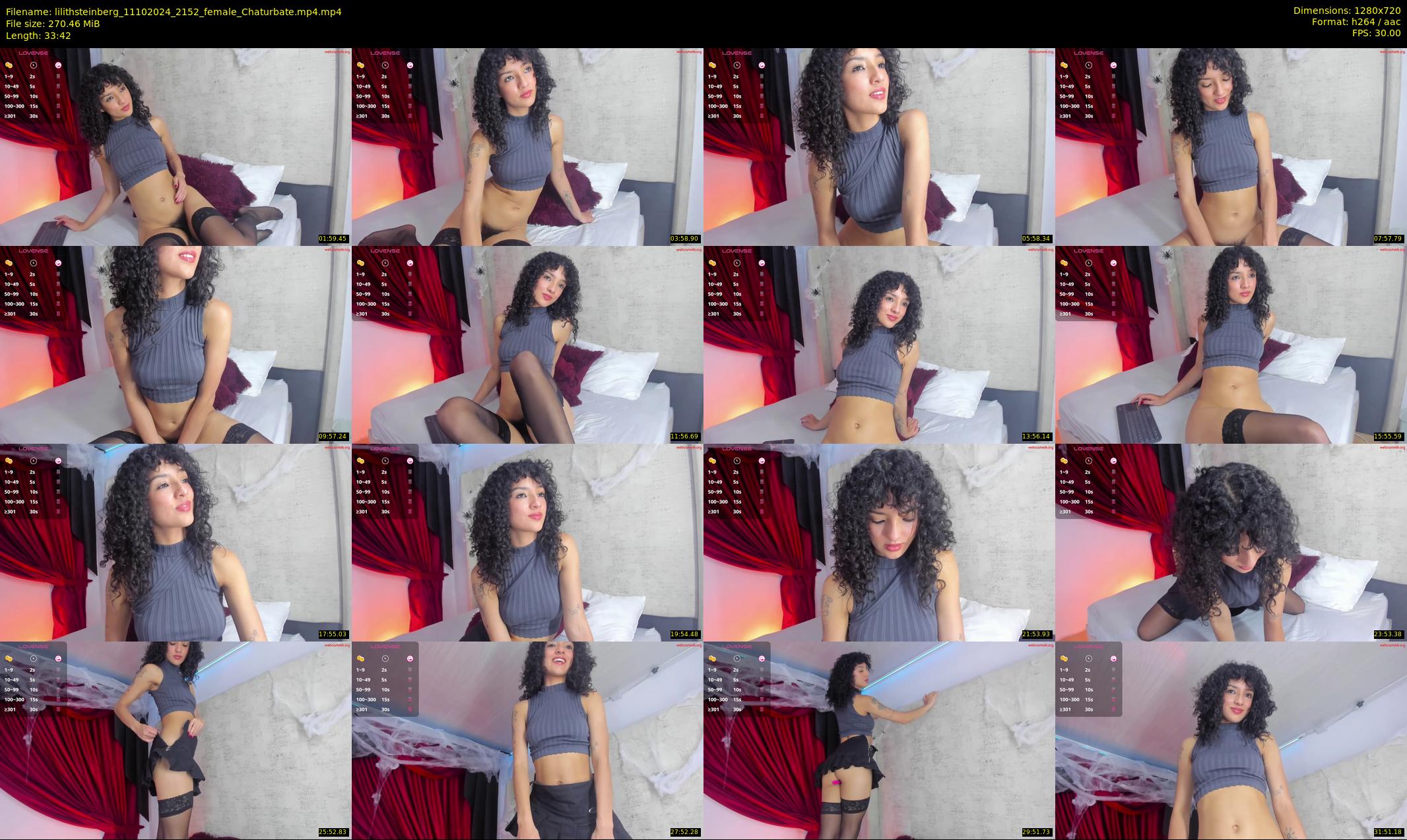 lilithsteinberg — 34 minute Chaturbate female cam show recording, 720p, Oct 11, 2024