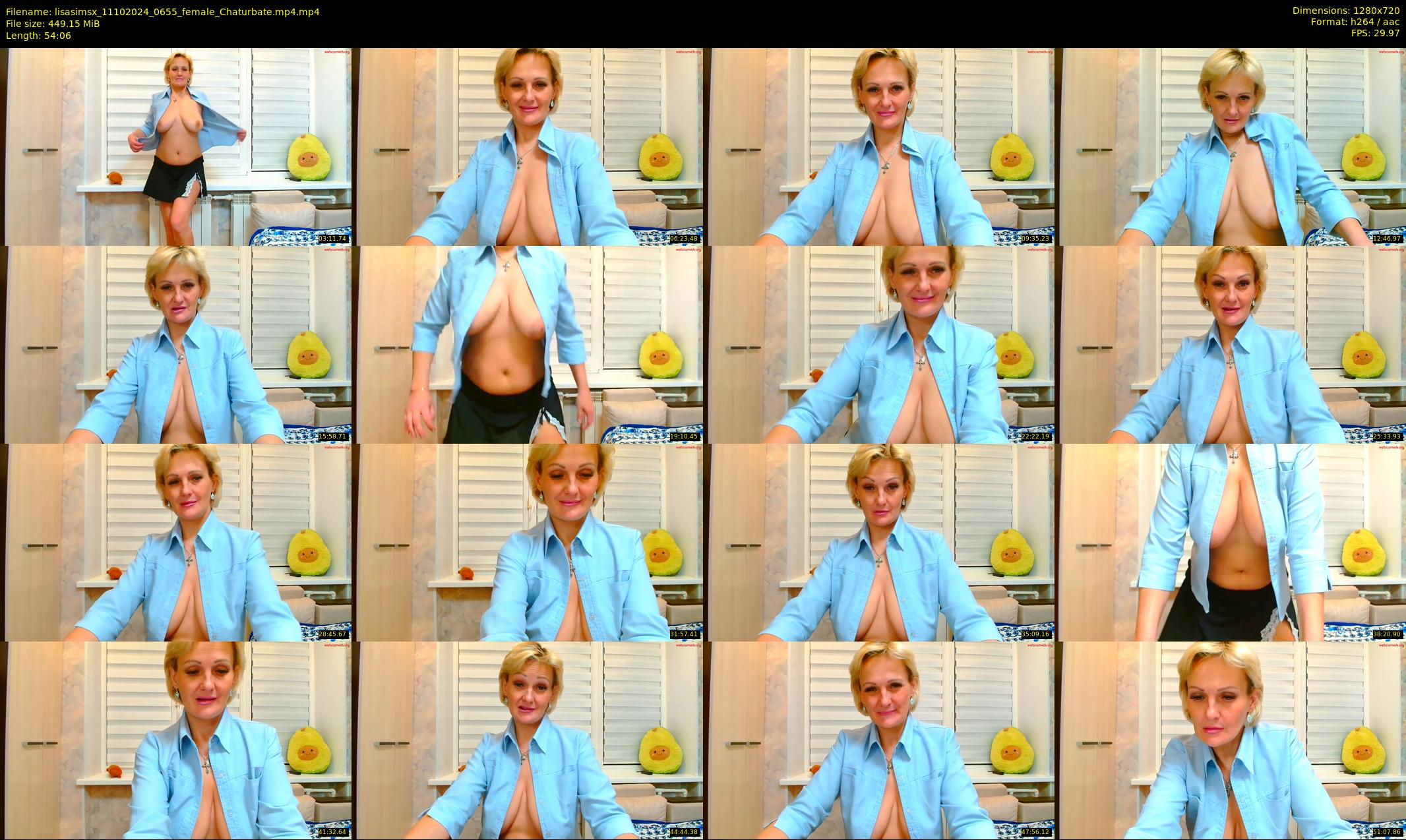 lisasimsx — 55 minute Chaturbate female cam show recording, 720p, Oct 11, 2024