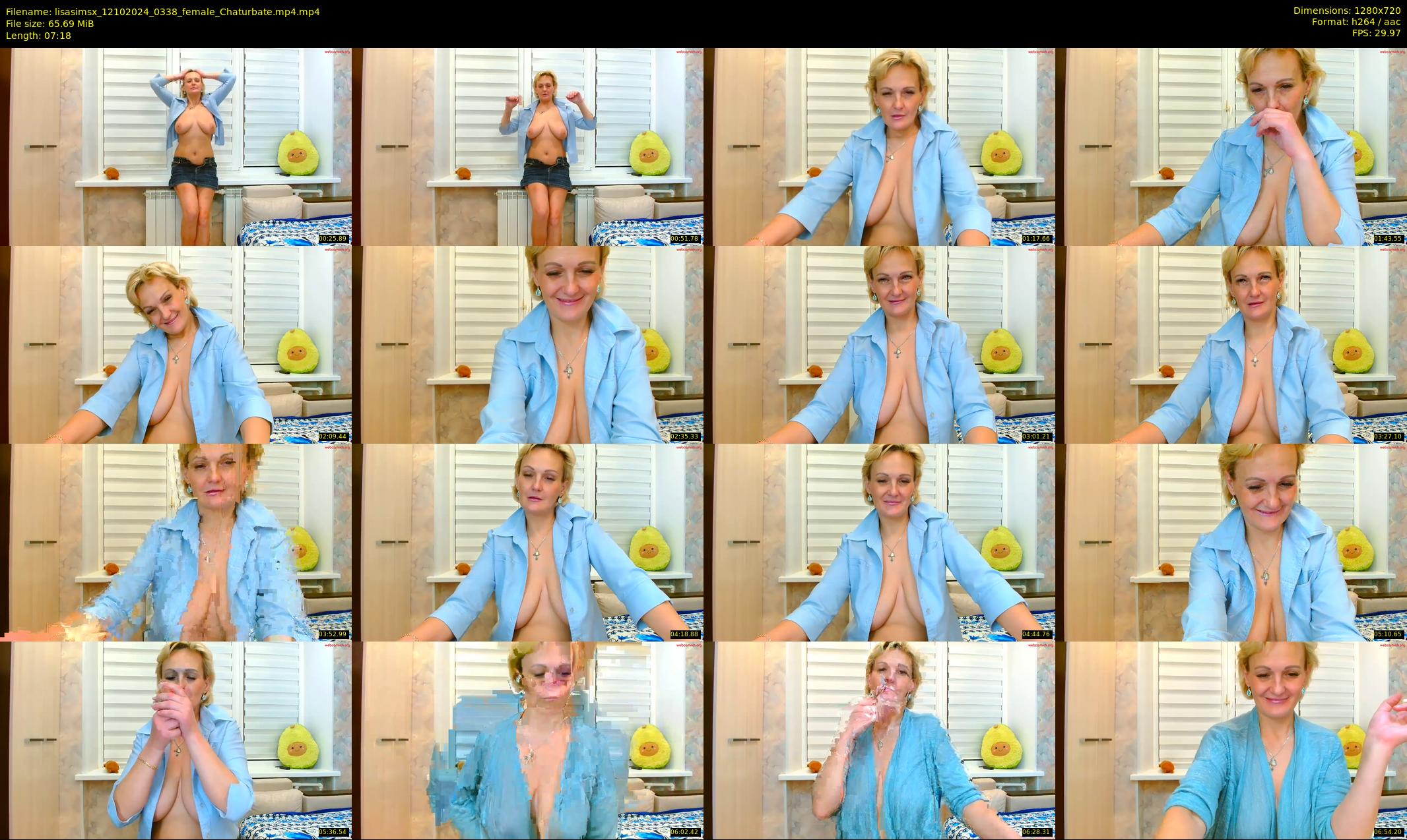 lisasimsx — 8 minute Chaturbate female cam show recording, 720p, Oct 12, 2024