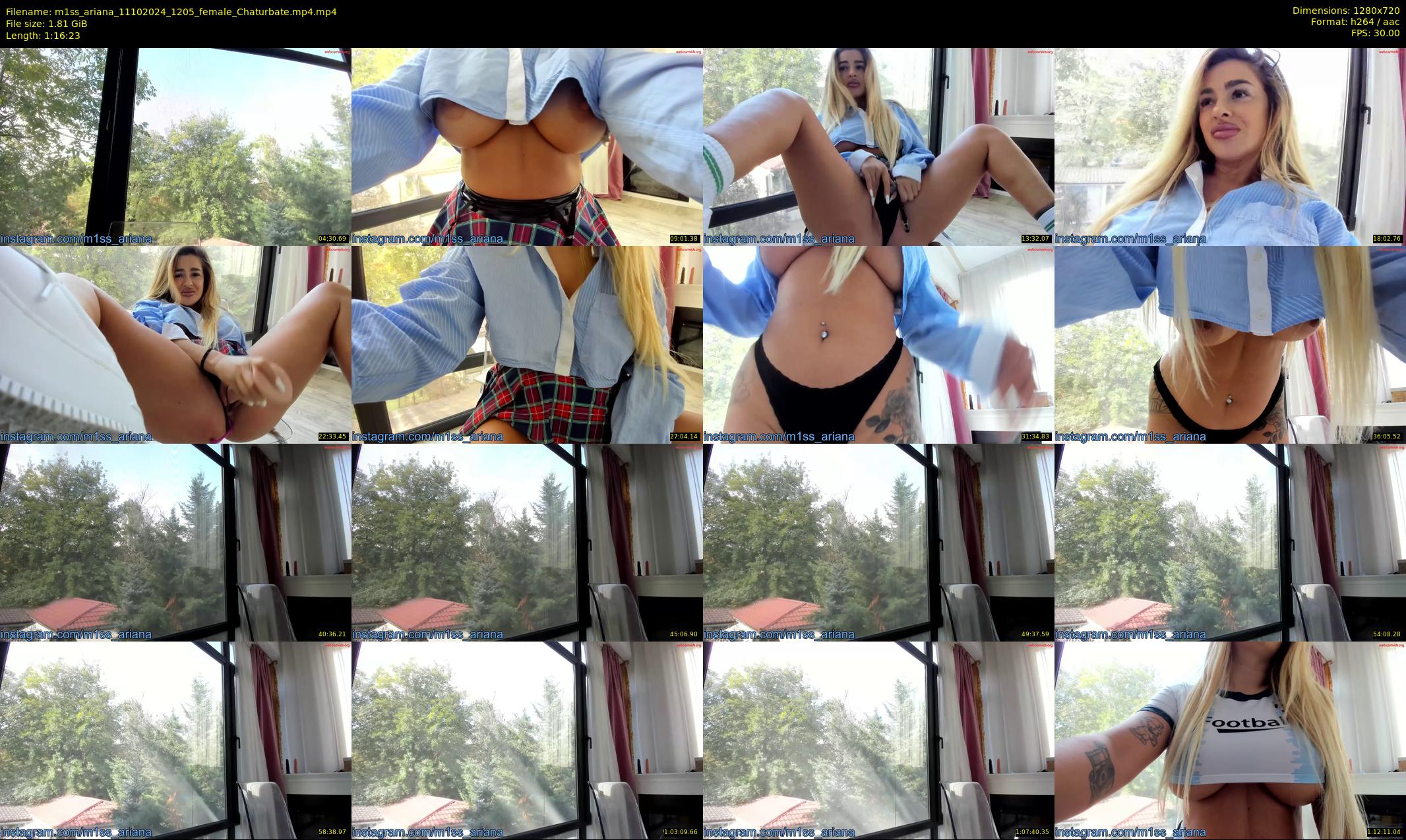 m1ss_ariana — 77 minute Chaturbate female cam show recording, 720p, Oct 11, 2024