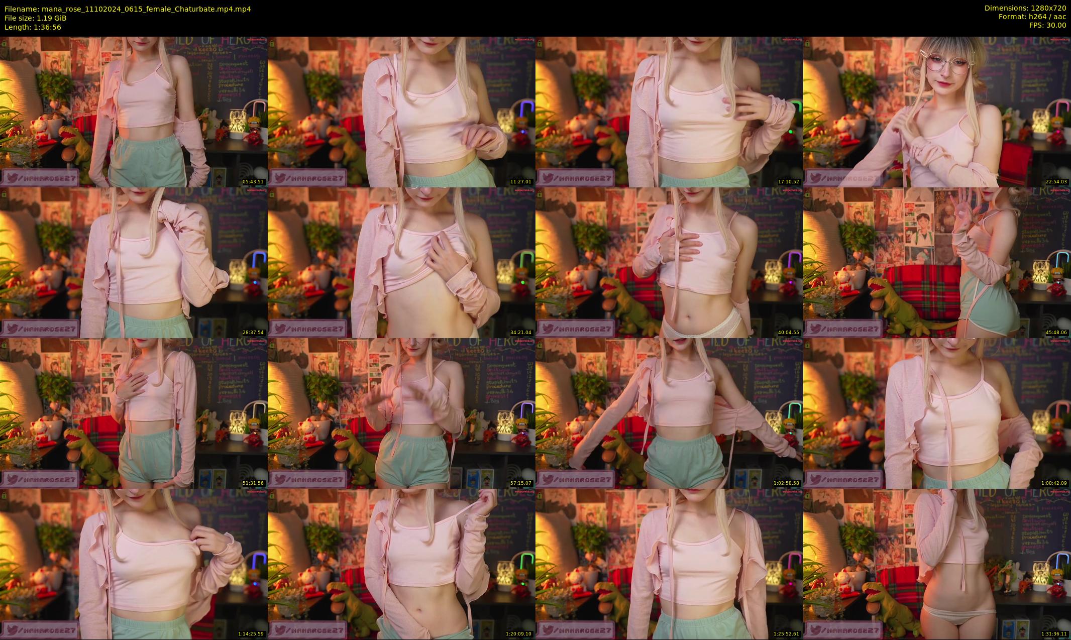 mana_rose — 97 minute Chaturbate female cam show recording, 720p, Oct 11, 2024