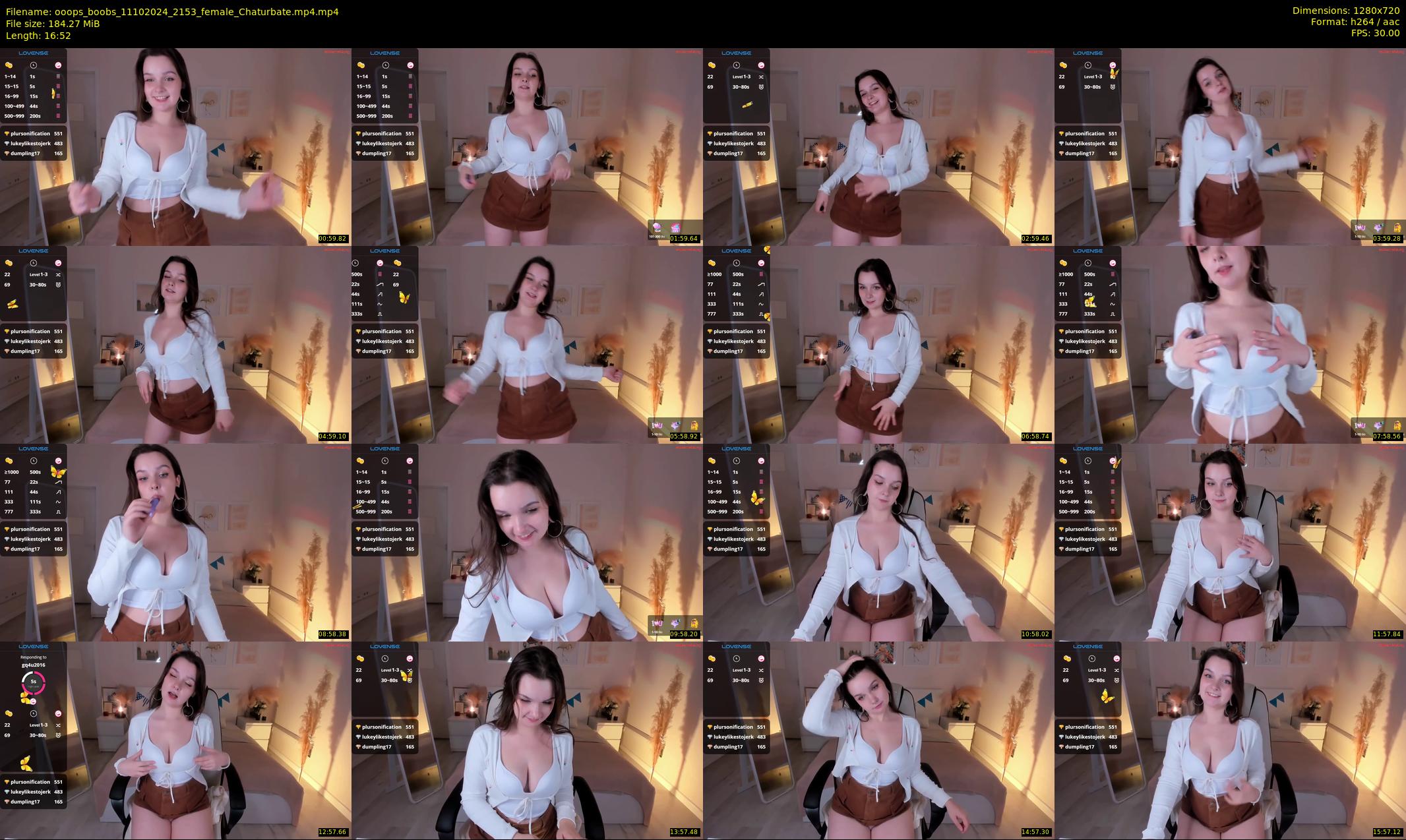 ooops_boobs — 17 minute Chaturbate female cam show recording, 720p, Oct 11, 2024