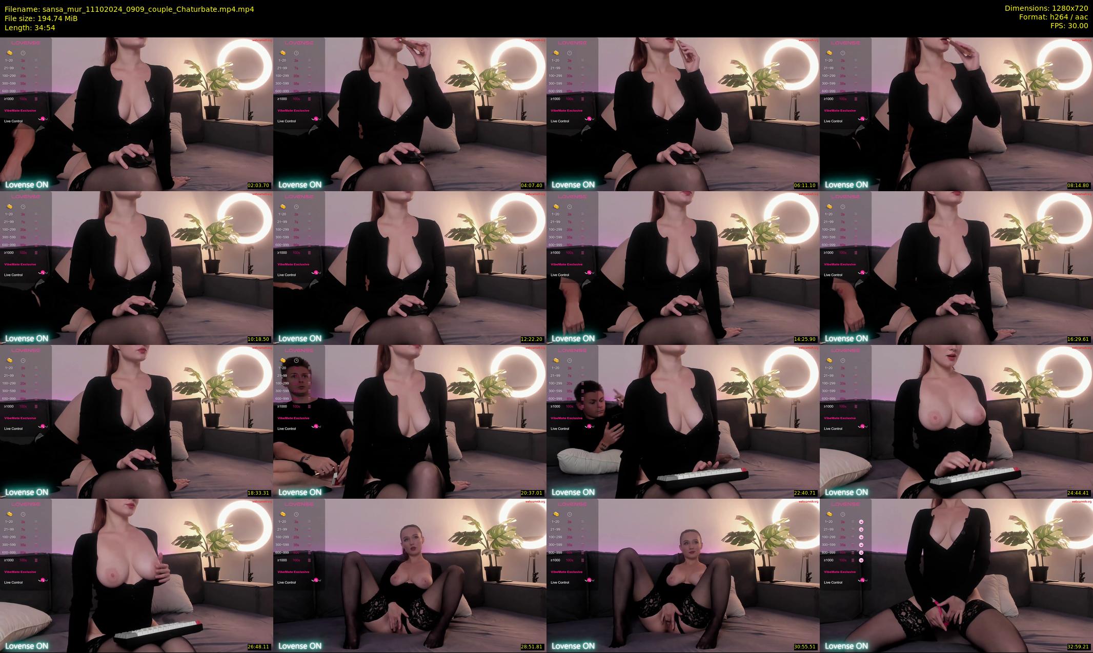 sansa_mur — 35 minute Chaturbate female cam show recording, 720p, Oct 11, 2024