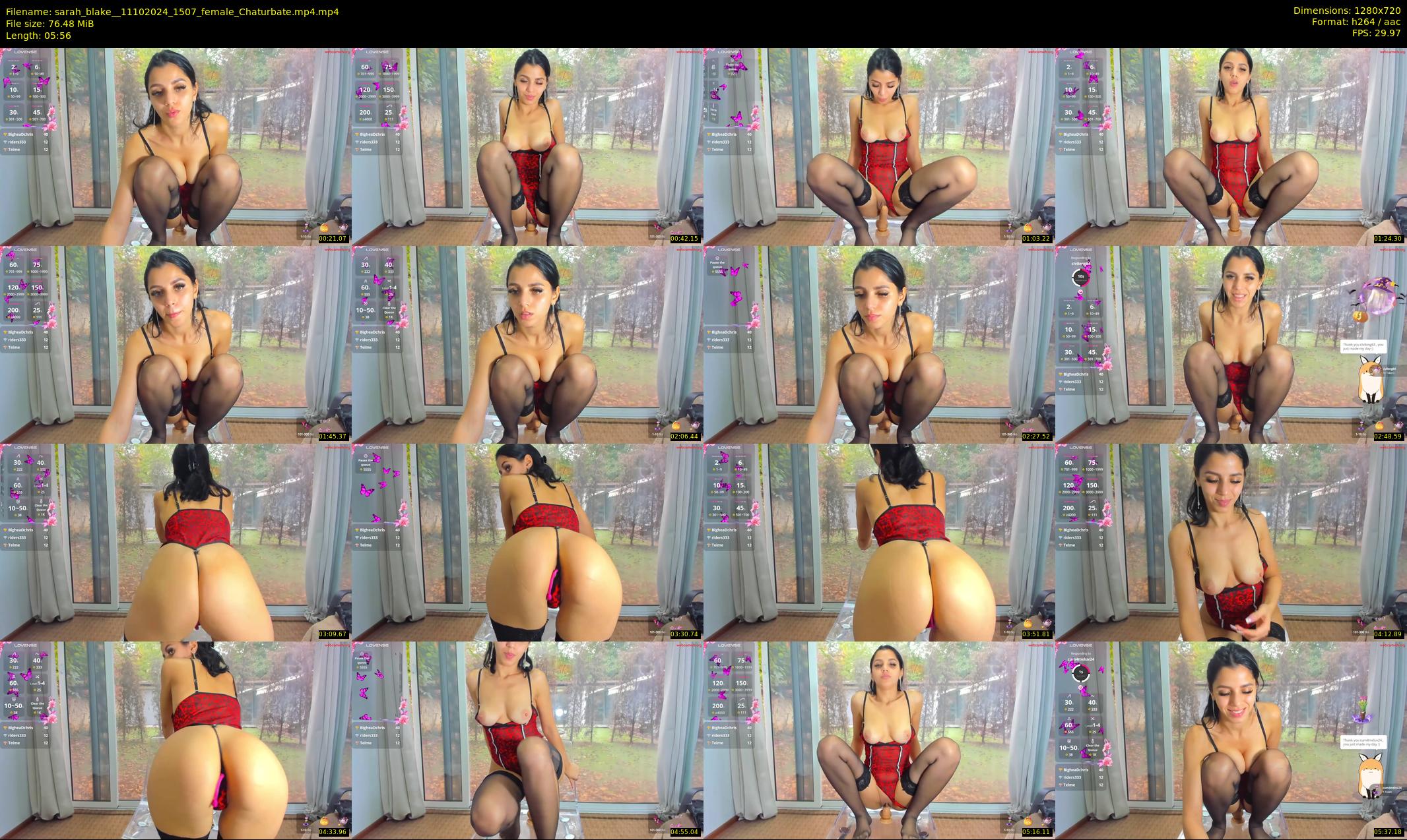 sarah_blake_ — 6 minute Chaturbate female cam show recording, 720p, Oct 11, 2024