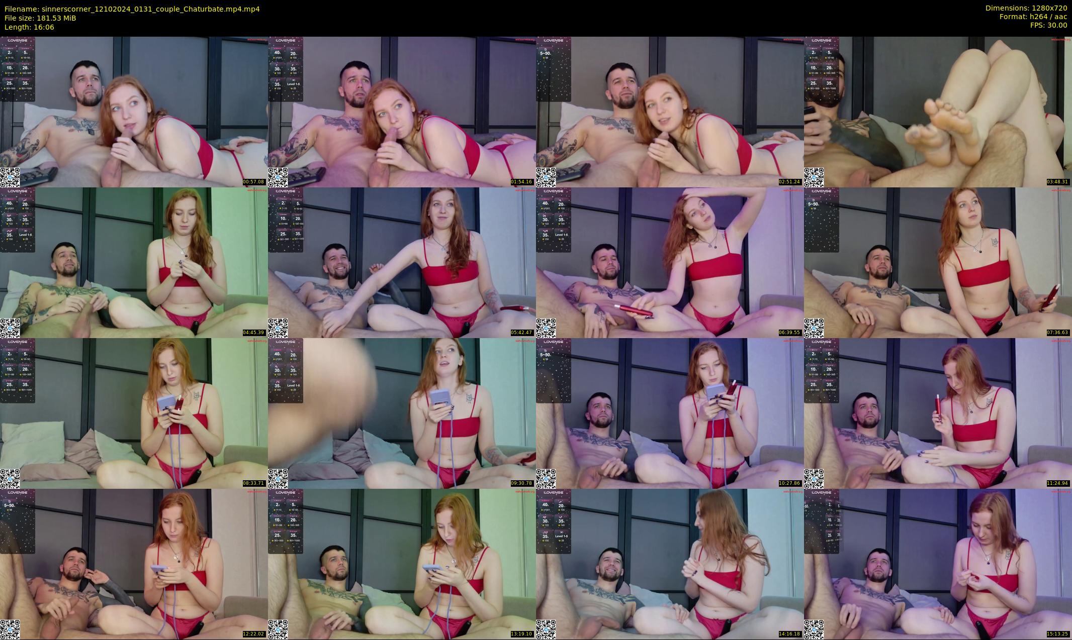 sinnerscorner — 17 minute Chaturbate couple cam show recording, 720p, Oct 12, 2024
