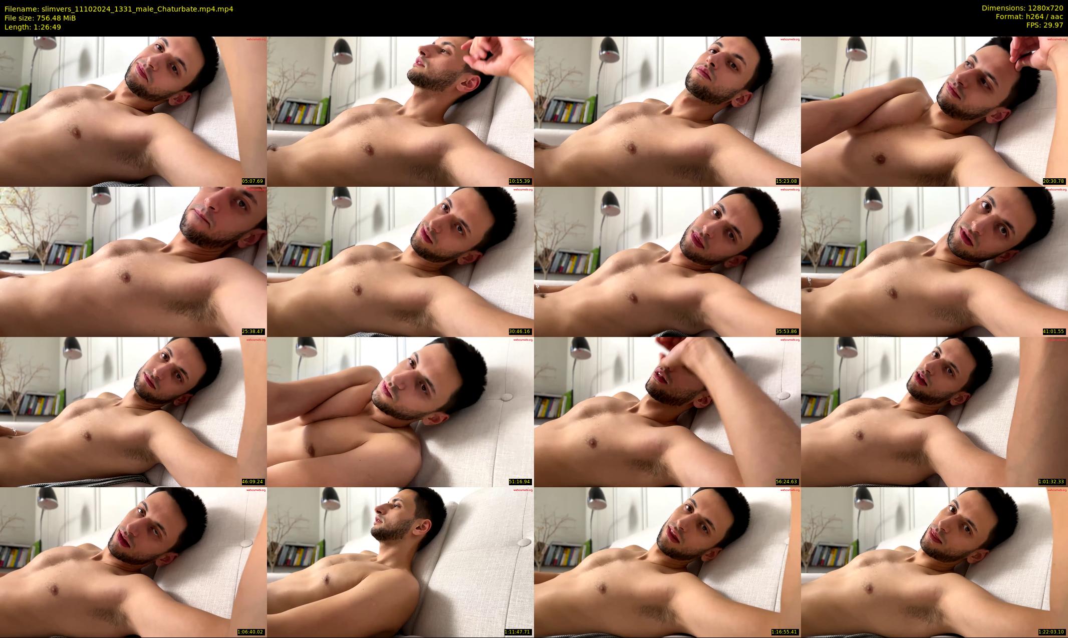 slimvers — 87 minute Chaturbate male cam show recording, 720p, Oct 11, 2024