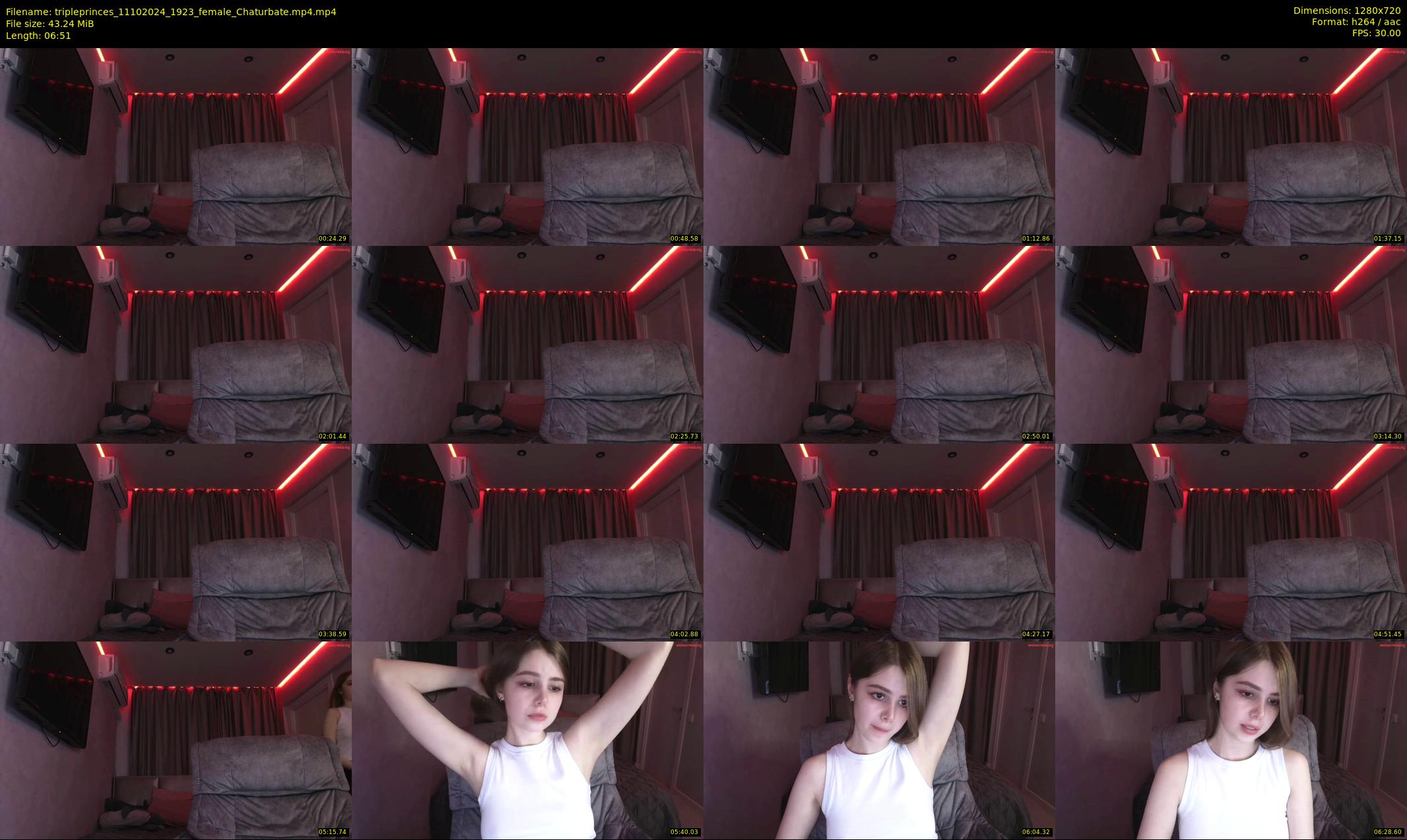 tripleprinces — 7 minute Chaturbate female cam show recording, 720p, Oct 11, 2024