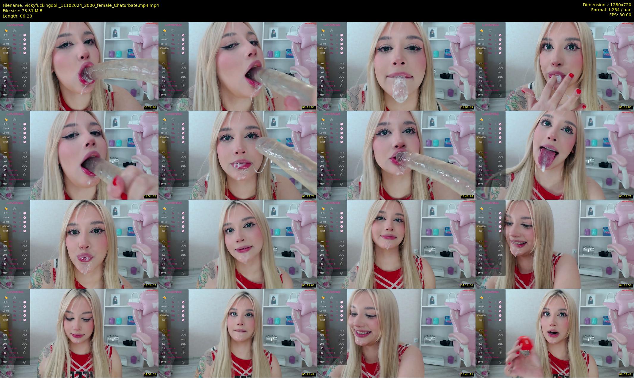 vickyfuckingdoll — 7 minute Chaturbate female cam show recording, 720p, Oct 11, 2024
