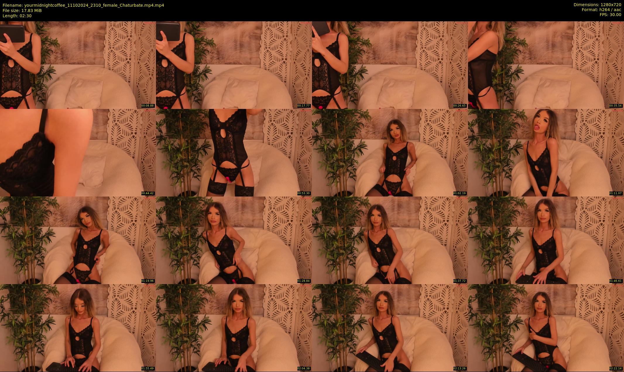 yourmidnightcoffee — 3 minute Chaturbate female cam show recording, 720p, Oct 11, 2024