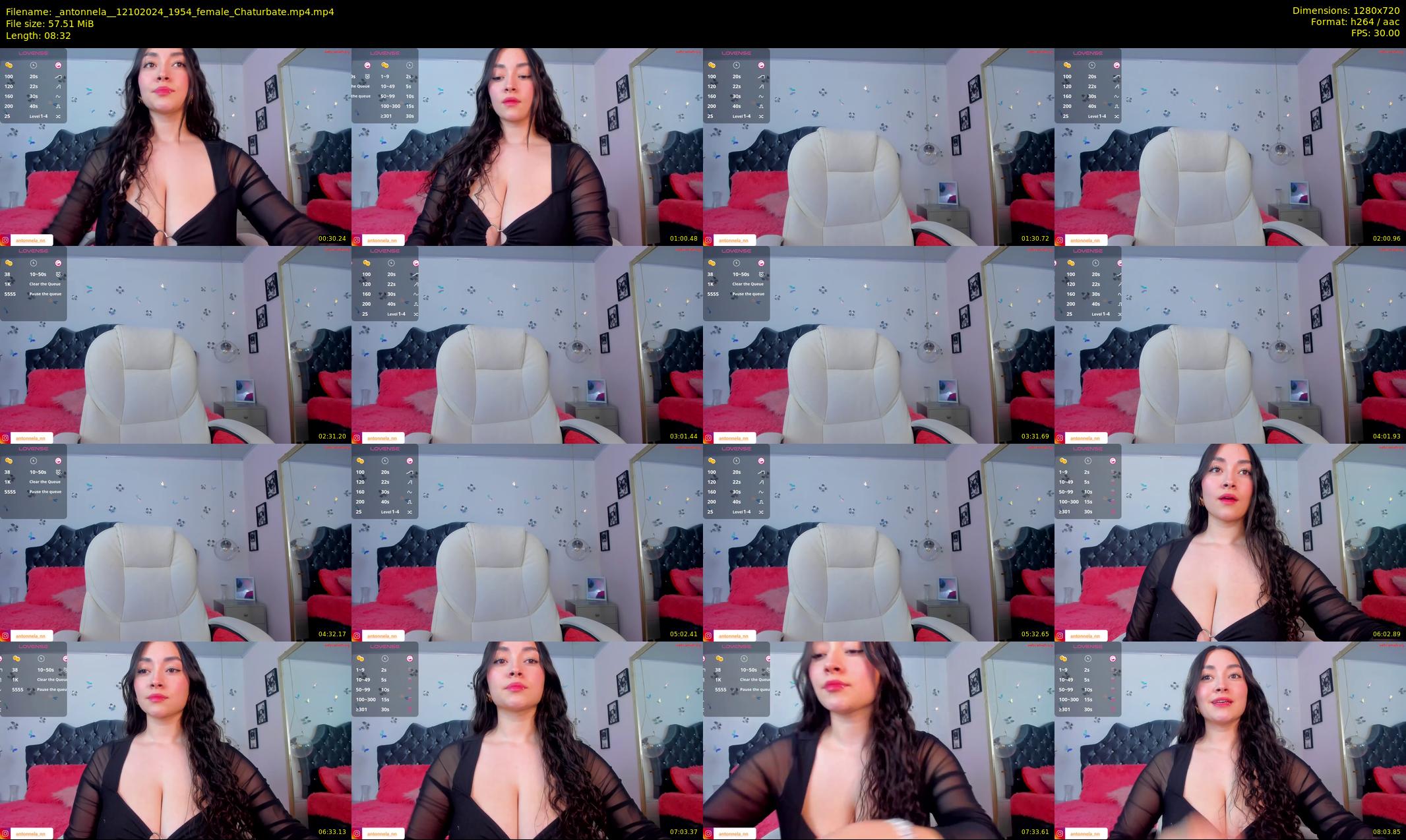 _antonnela_ — 9 minute Chaturbate female cam show recording, 720p, Oct 12, 2024