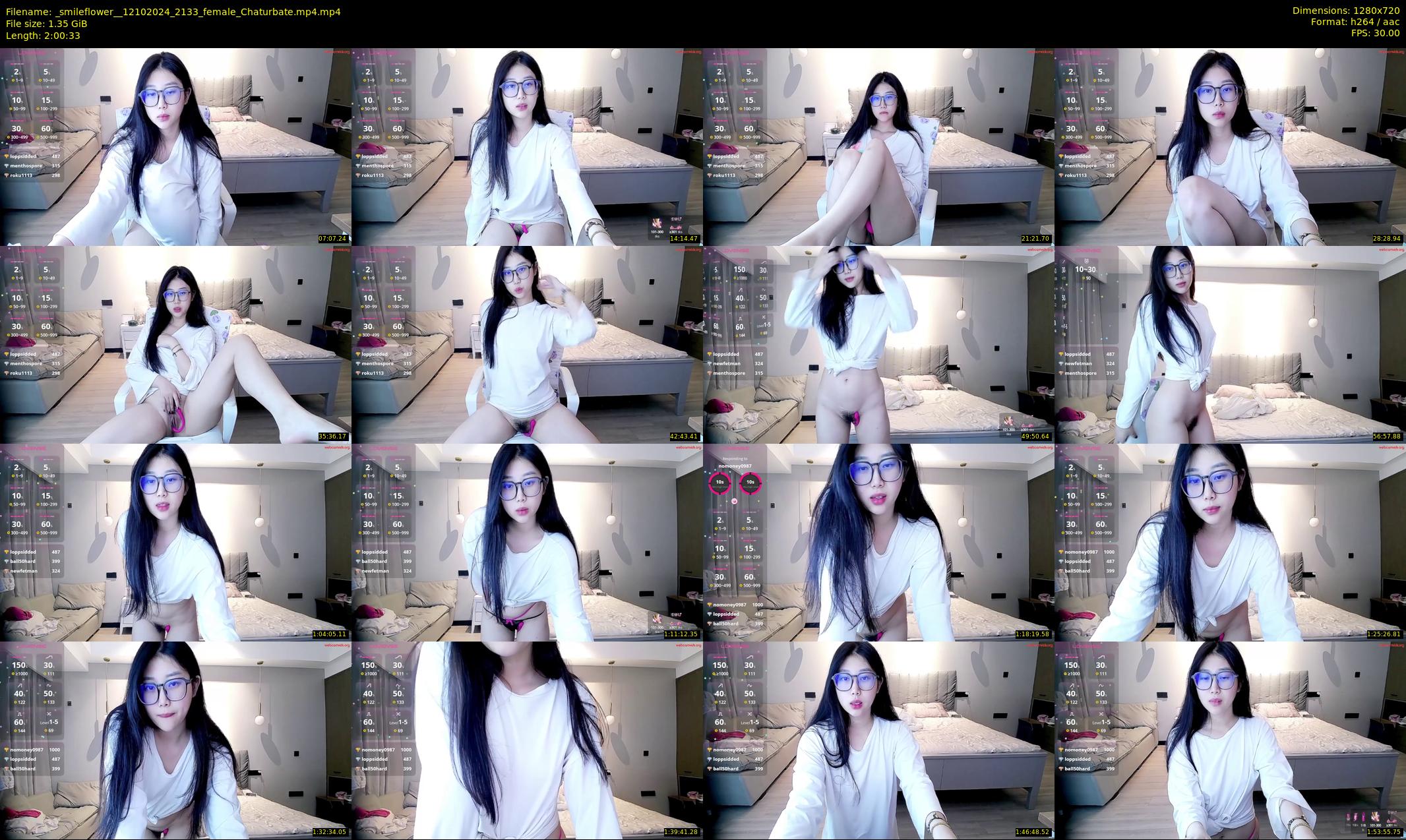 _smileflower_ — 121 minute Chaturbate female cam show recording, 720p, Oct 12, 2024