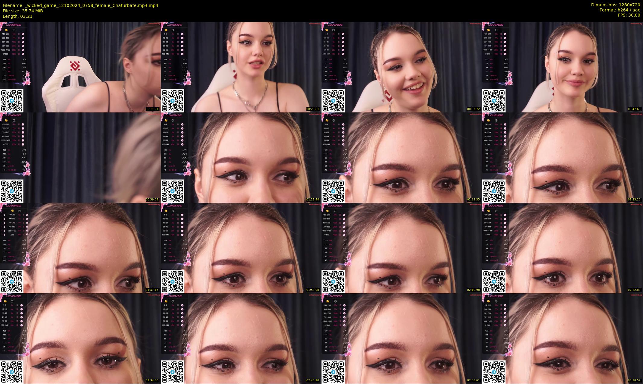 _wicked_game — 4 minute Chaturbate female cam show recording, 720p, Oct 12, 2024