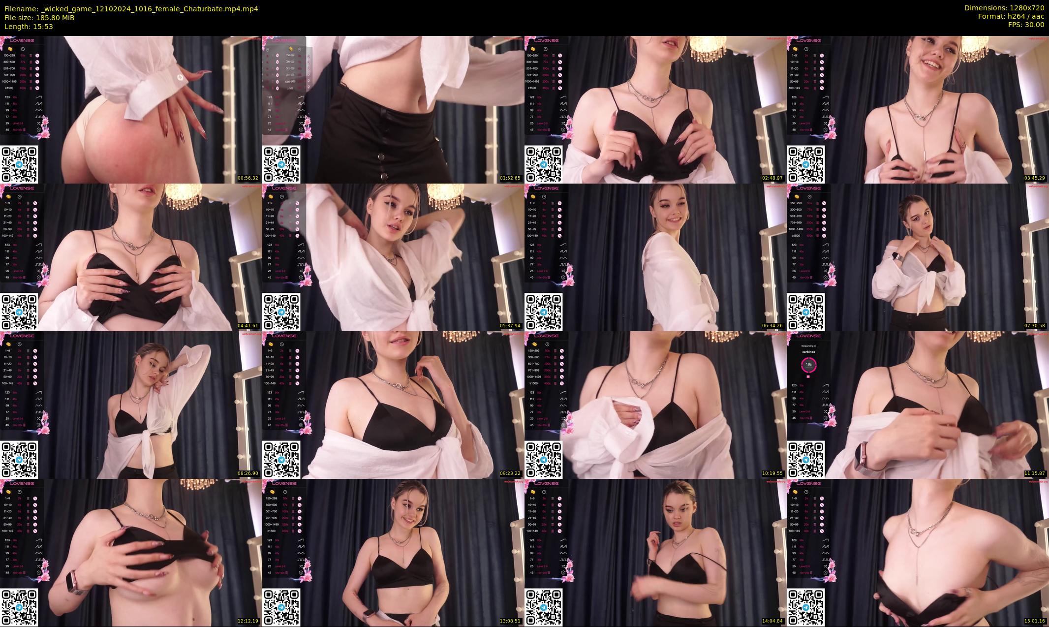 _wicked_game — 16 minute Chaturbate female cam show recording, 720p, Oct 12, 2024