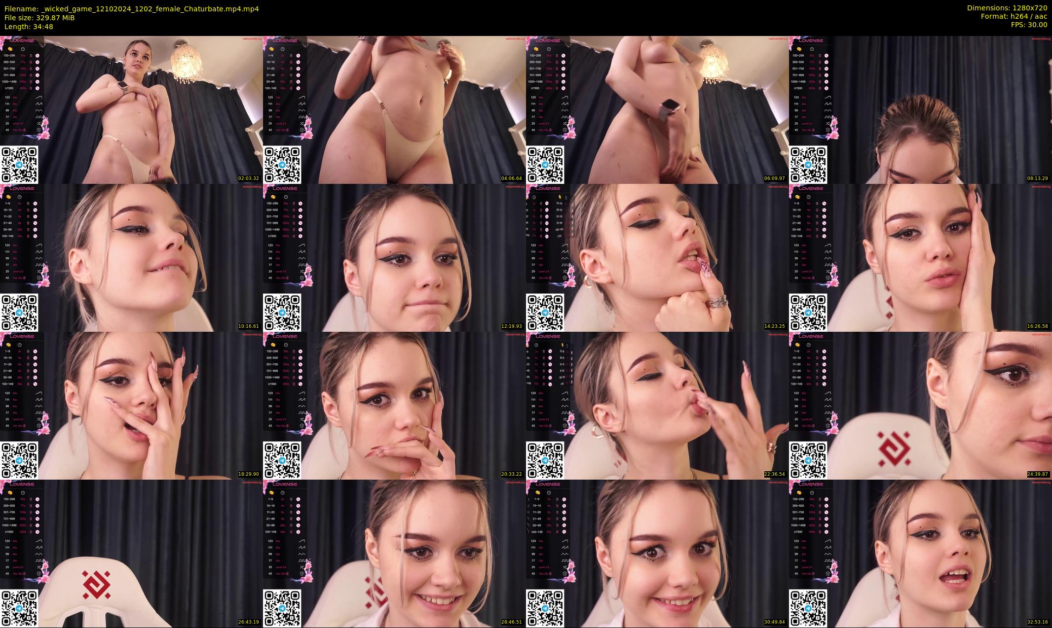 _wicked_game — 35 minute Chaturbate female cam show recording, 720p, Oct 12, 2024