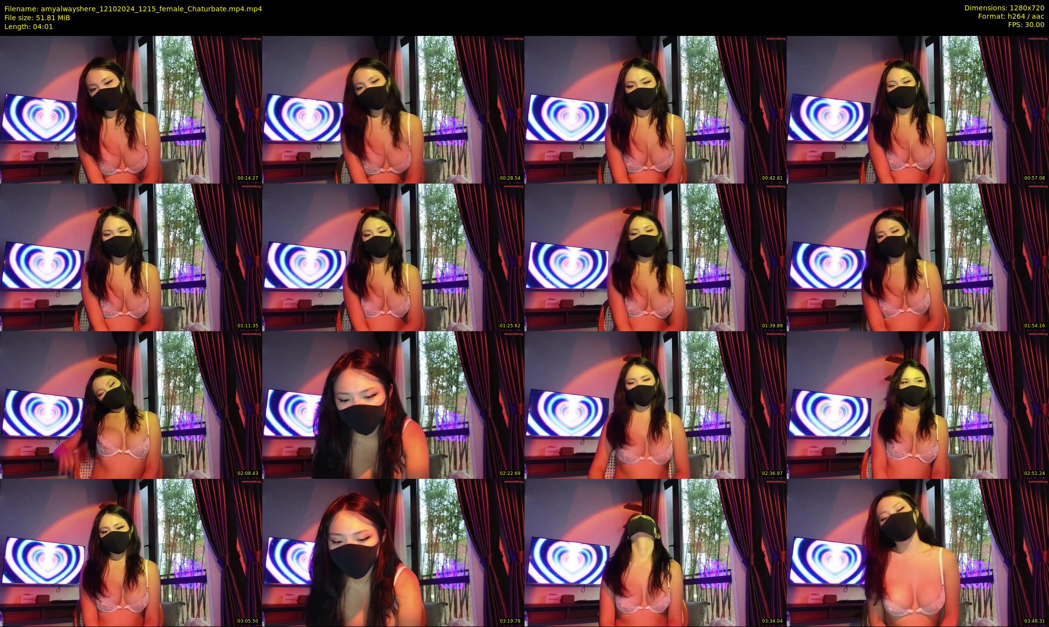 amyalwayshere — 5 minute Chaturbate female cam show recording, 720p, Oct 12, 2024