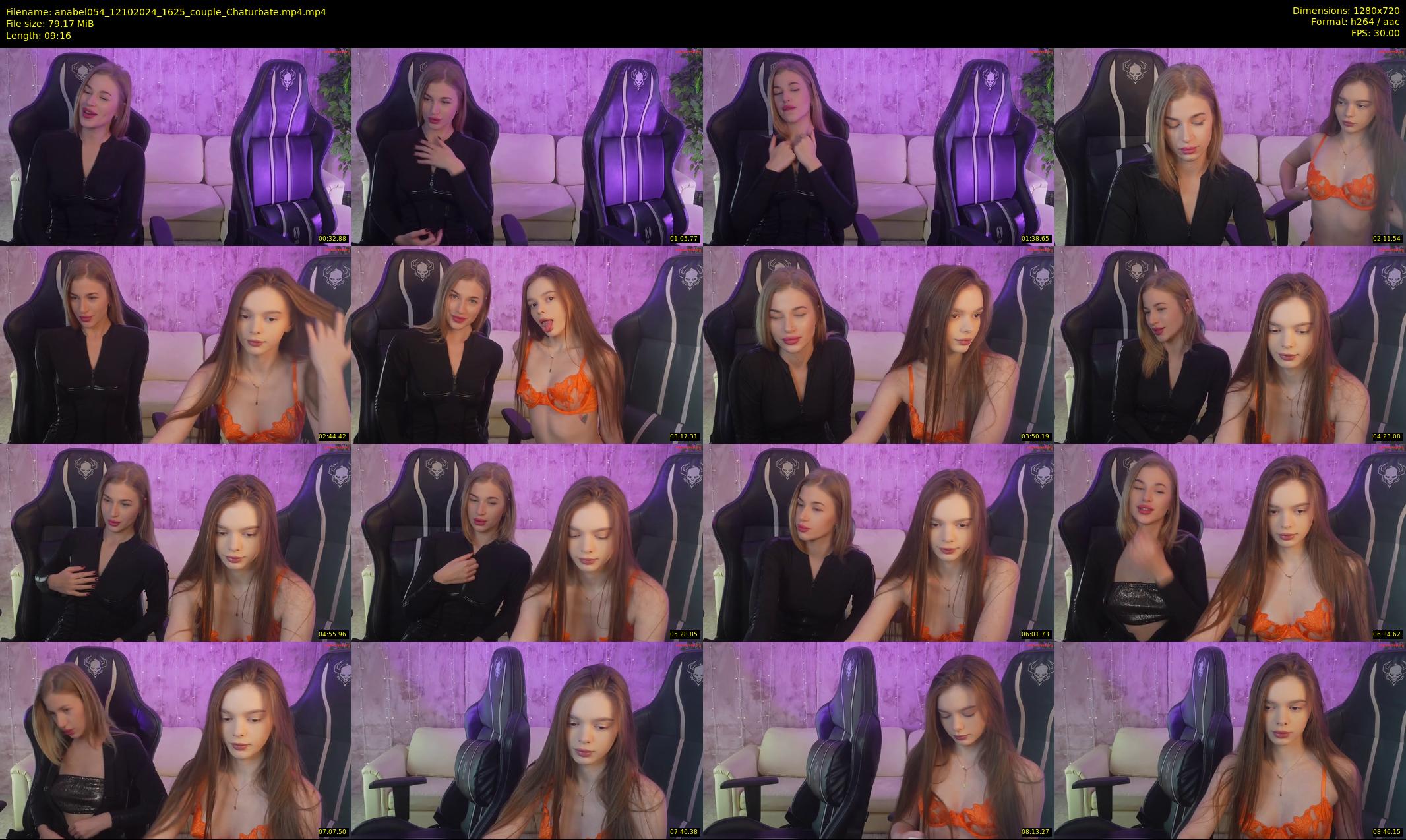 anabel054 — 10 minute Chaturbate female cam show recording, 720p, Oct 12, 2024