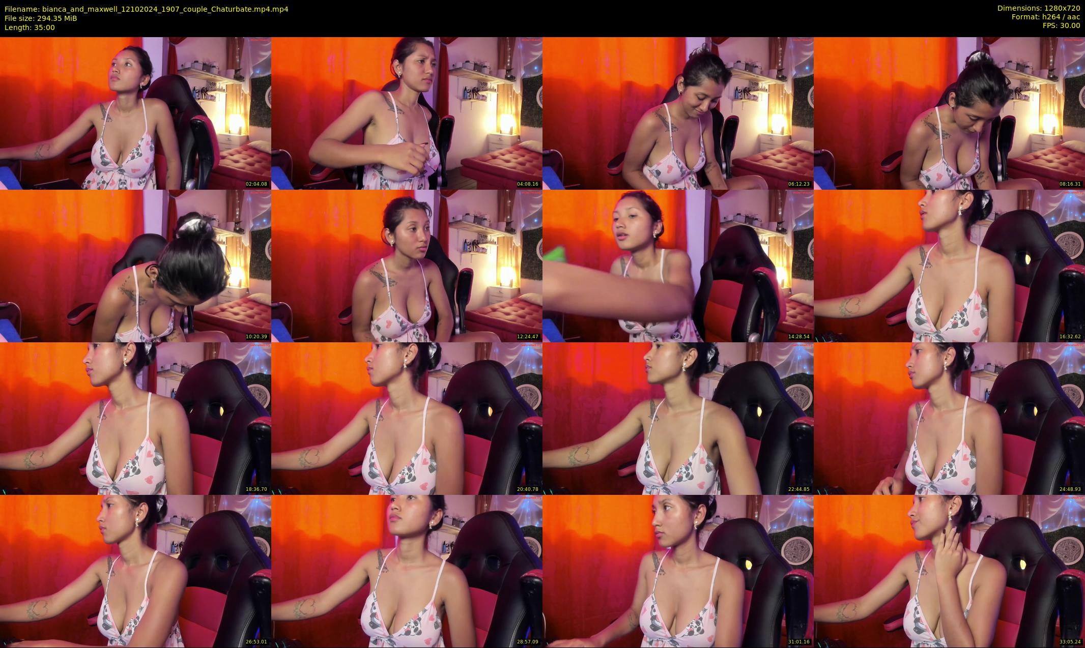 bianca_and_maxwell — 35 minute Chaturbate couple cam show recording, 720p, Oct 12, 2024