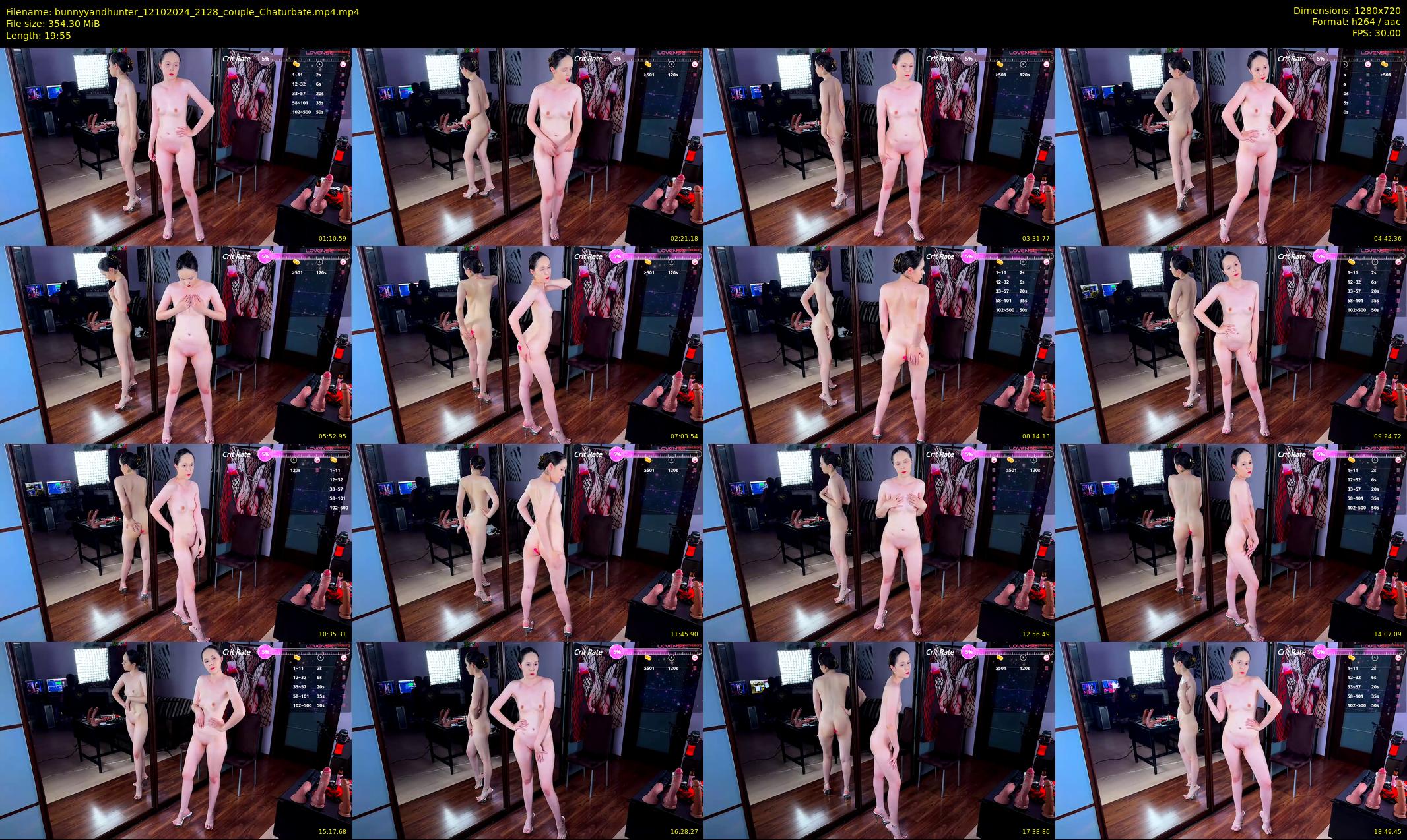 bunnyyandhunter — 20 minute Chaturbate couple cam show recording, 720p, Oct 12, 2024