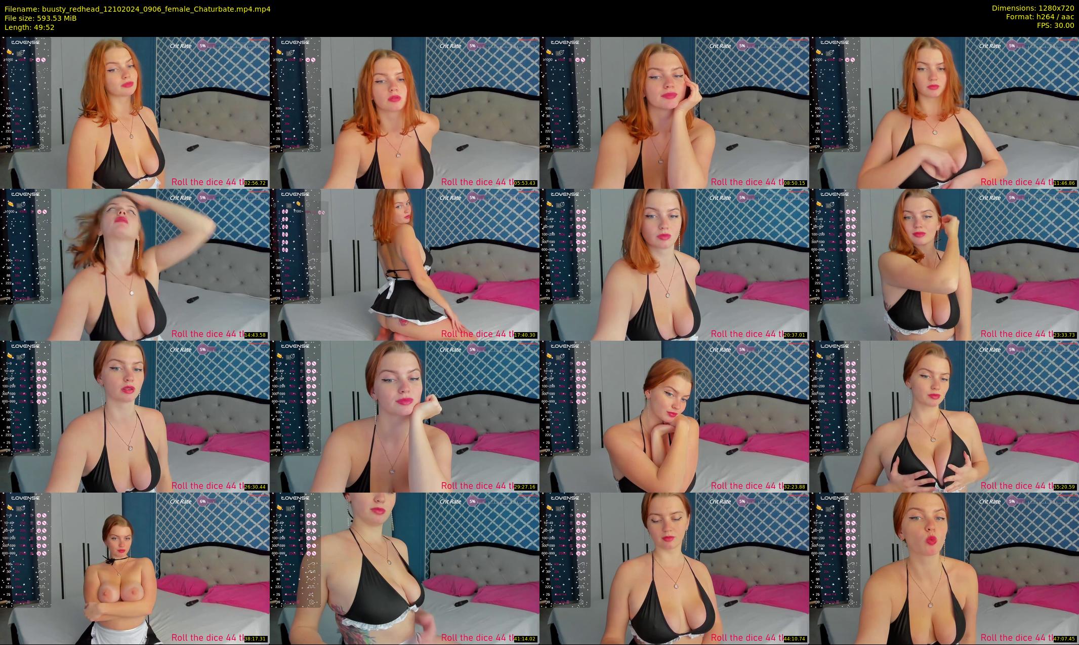 buusty_redhead — 50 minute Chaturbate female cam show recording, 720p, Oct 12, 2024