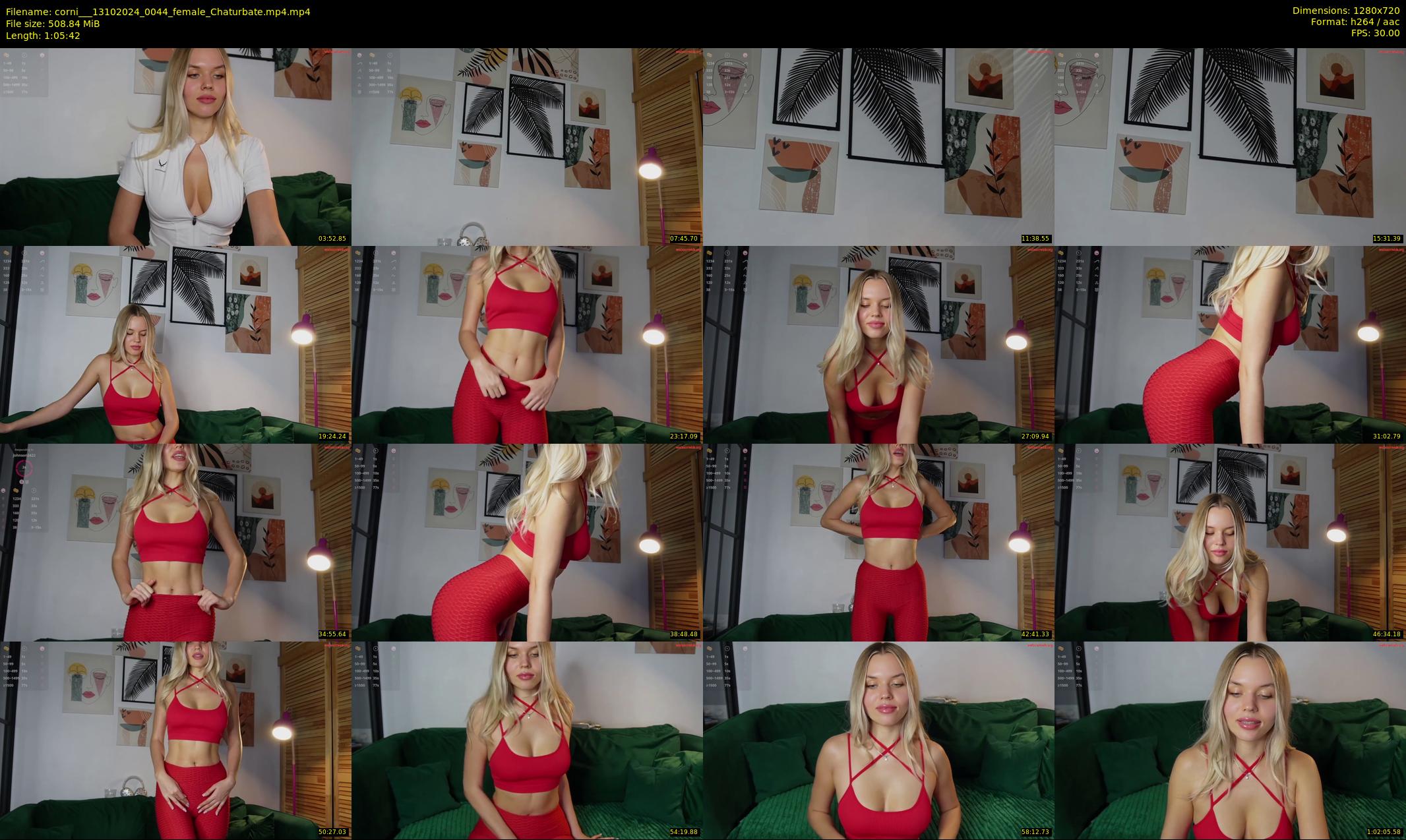 corni__ — 66 minute Chaturbate female cam show recording, 720p, Oct 13, 2024