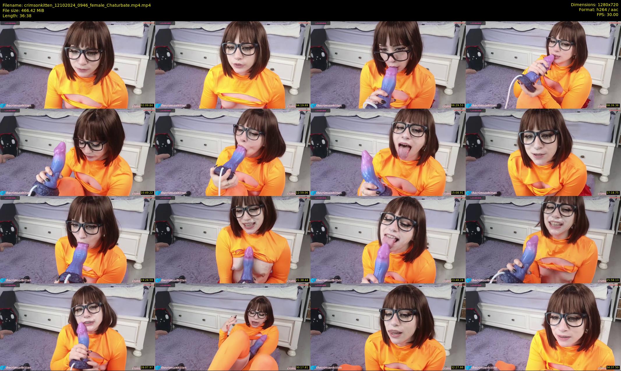 crimsonkitten — 37 minute Chaturbate female cam show recording, 720p, Oct 12, 2024