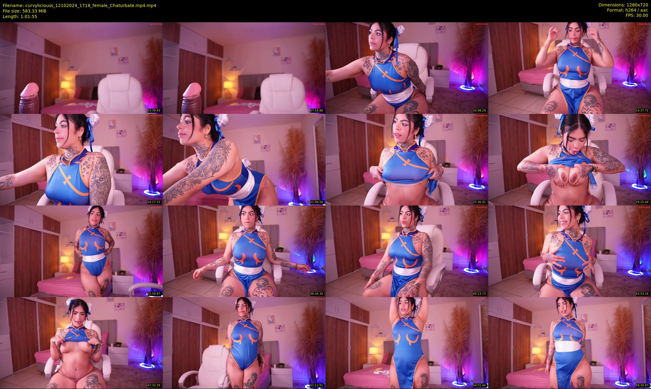 curvyliciouss — 62 minute Chaturbate female cam show recording, 720p, Oct 12, 2024