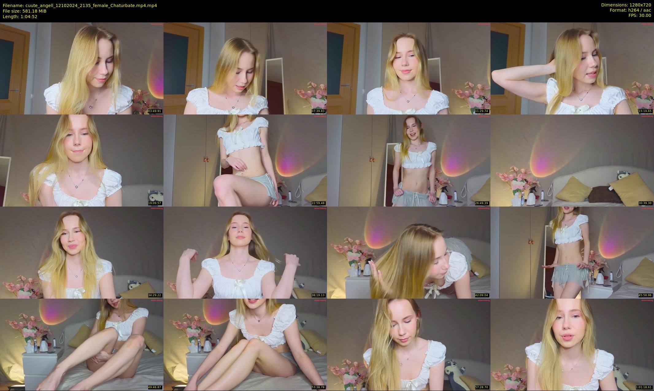 cuute_angell — 65 minute Chaturbate female cam show recording, 720p, Oct 12, 2024