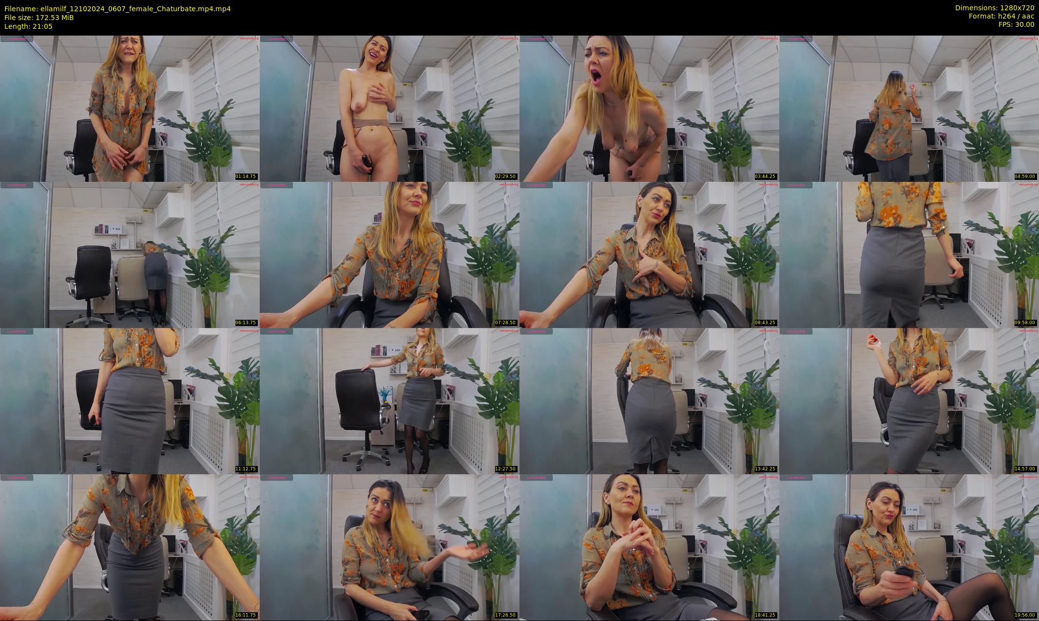 ellamilf — 22 minute Chaturbate female cam show recording, 720p, Oct 12, 2024