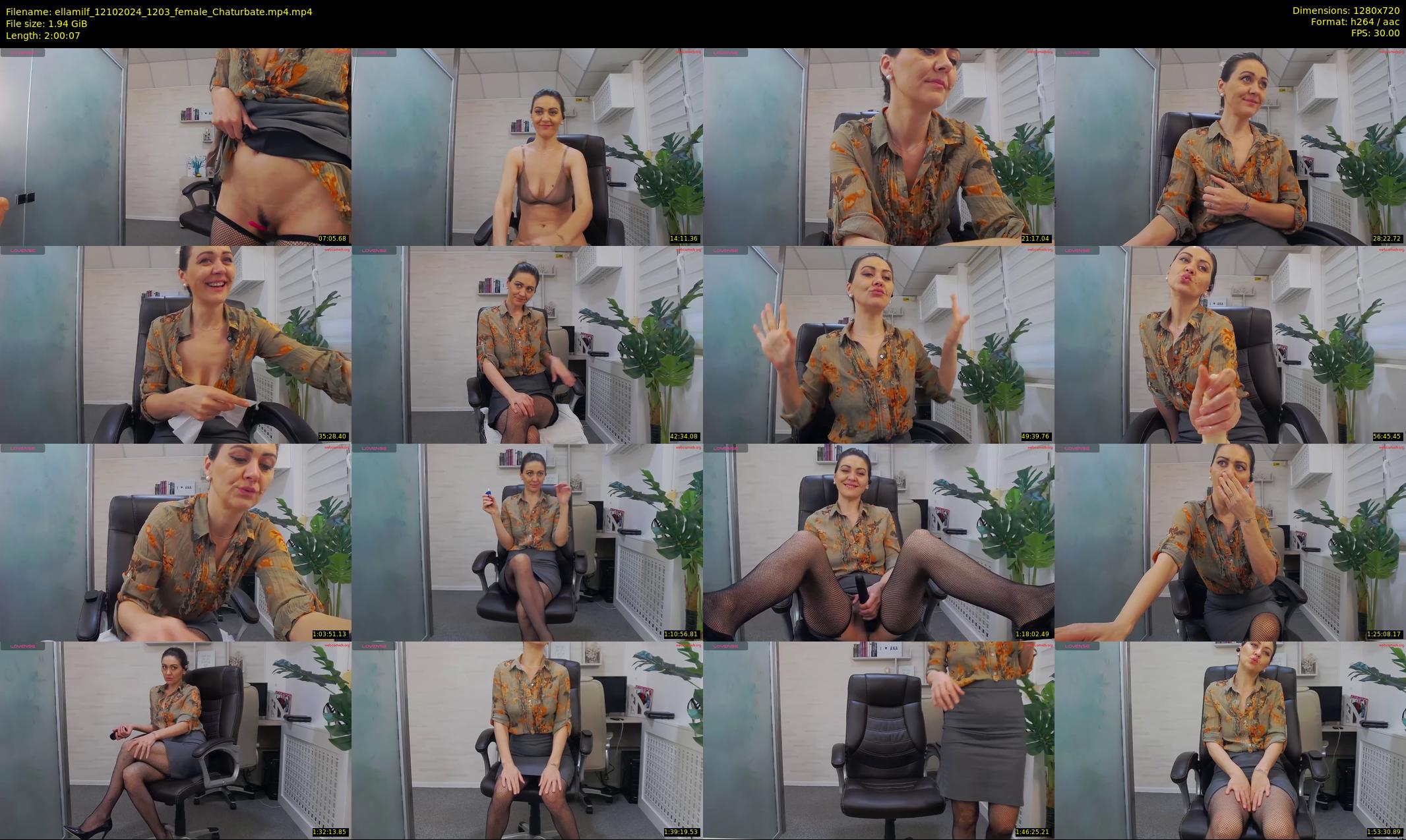 ellamilf — 121 minute Chaturbate female cam show recording, 720p, Oct 12, 2024