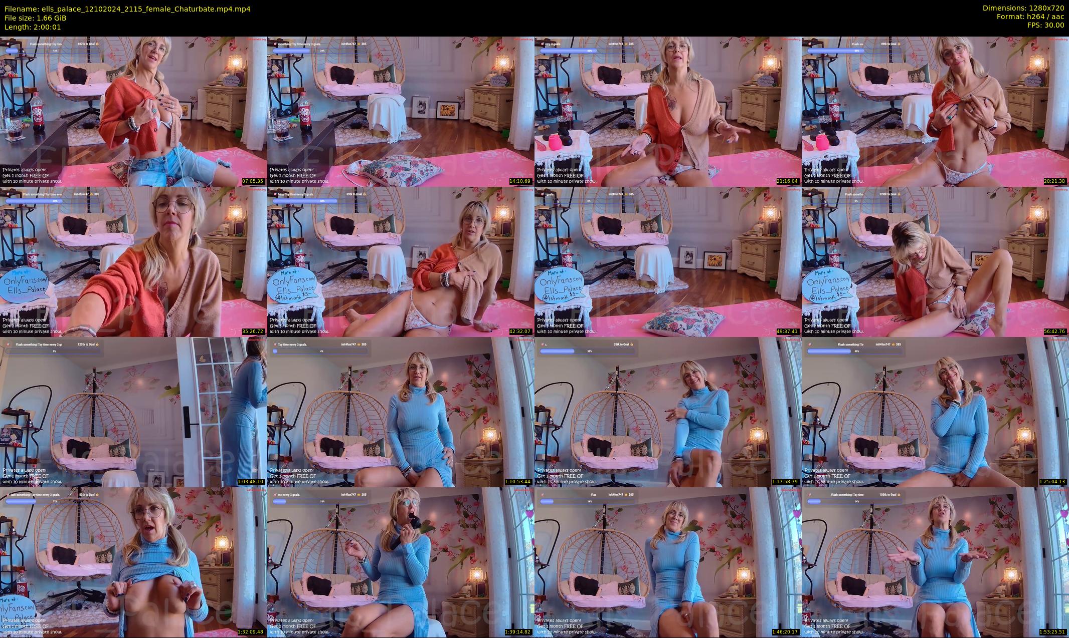 ells_palace — 121 minute Chaturbate female cam show recording, 720p, Oct 12, 2024