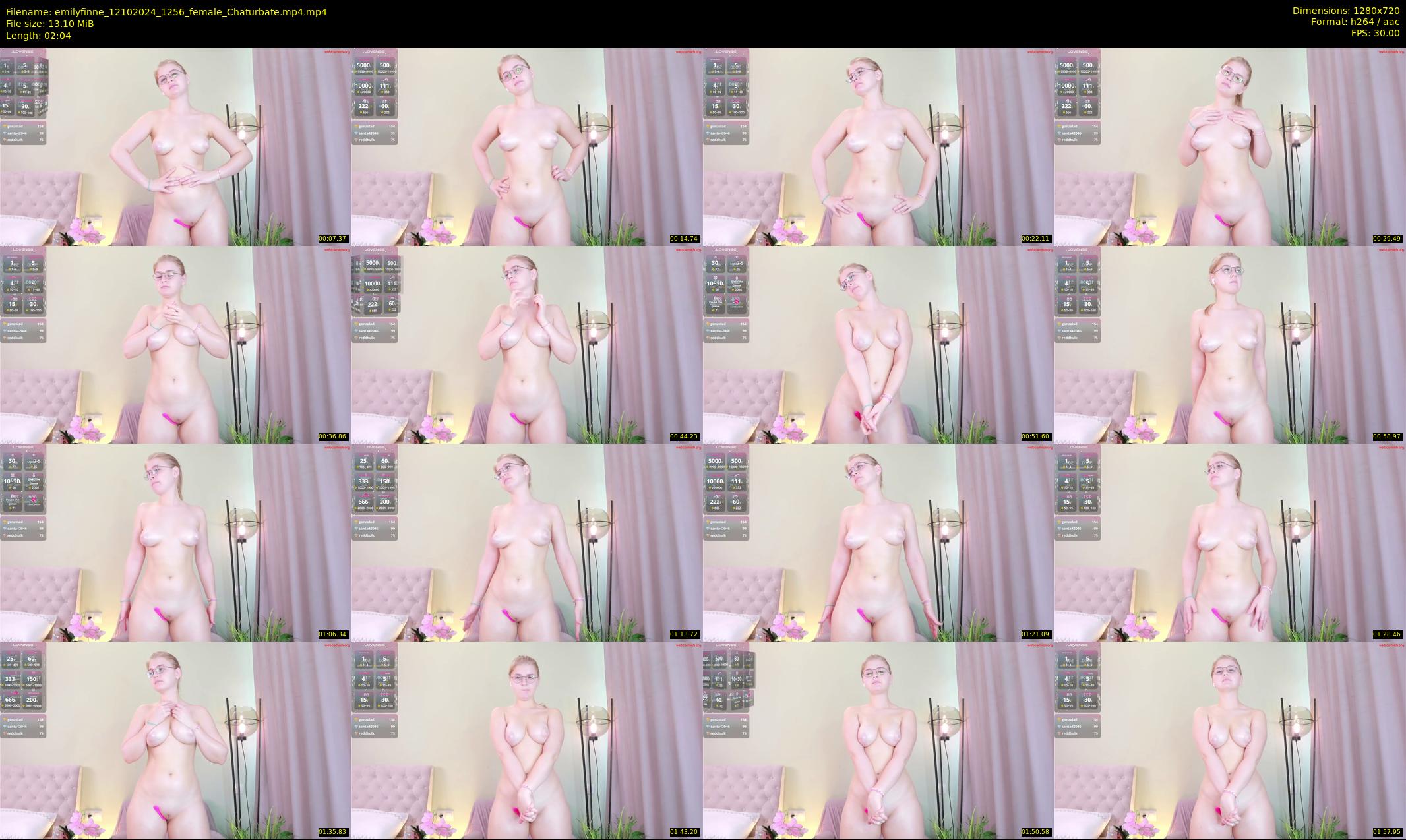 emilyfinne — 3 minute Chaturbate female cam show recording, 720p, Oct 12, 2024