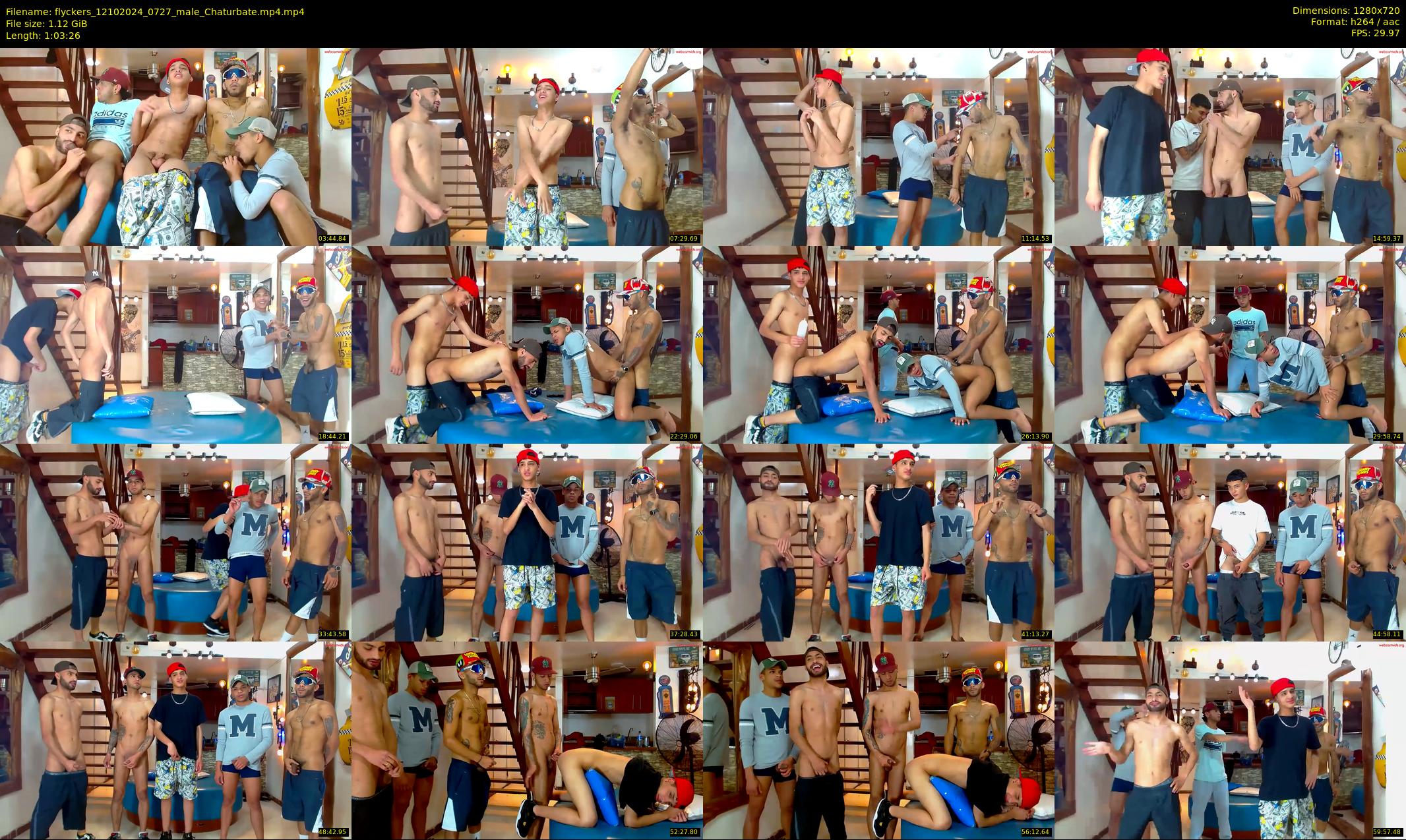 flyckers — 64 minute Chaturbate male cam show recording, 720p, Oct 12, 2024