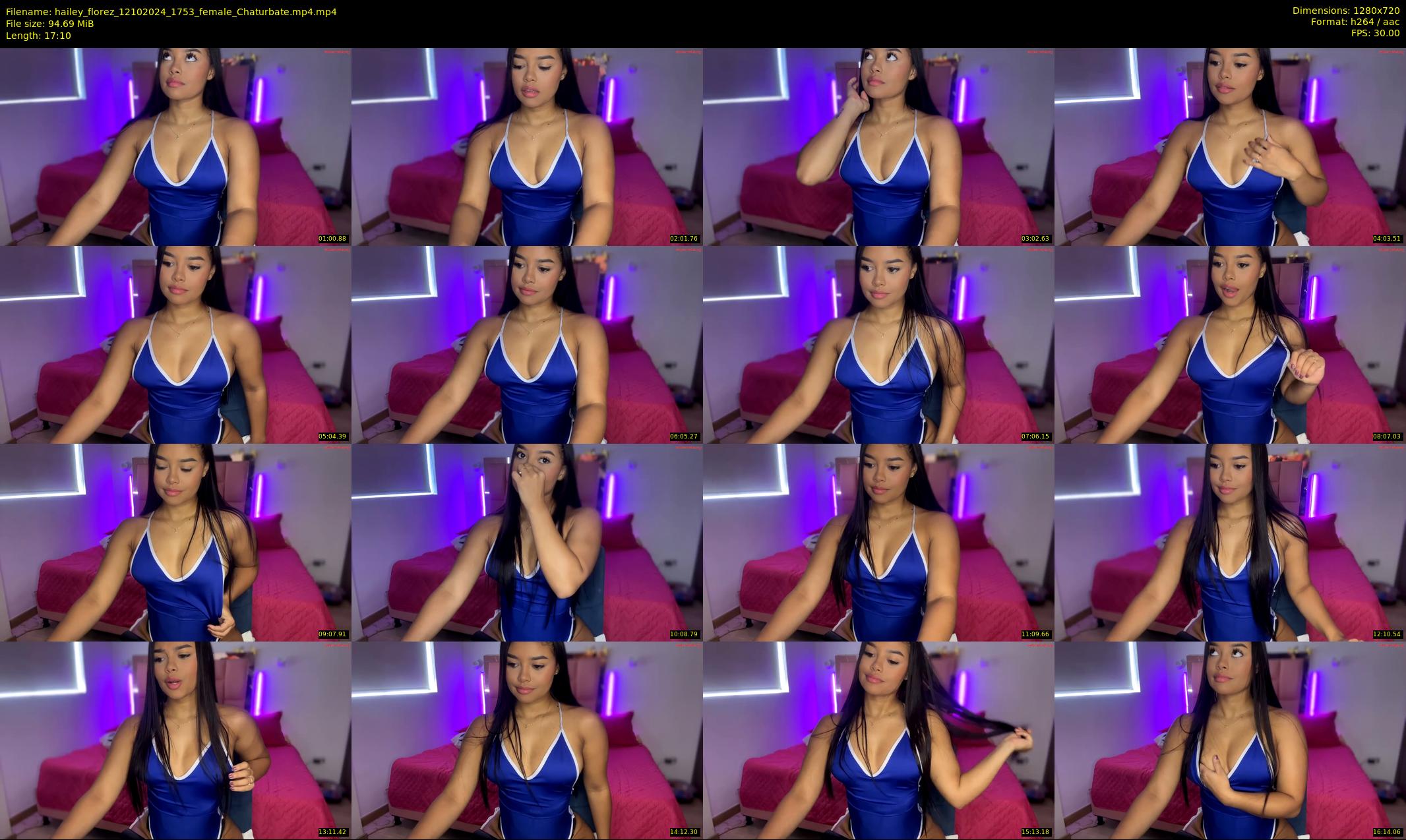 hailey_florez — 18 minute Chaturbate female cam show recording, 720p, Oct 12, 2024