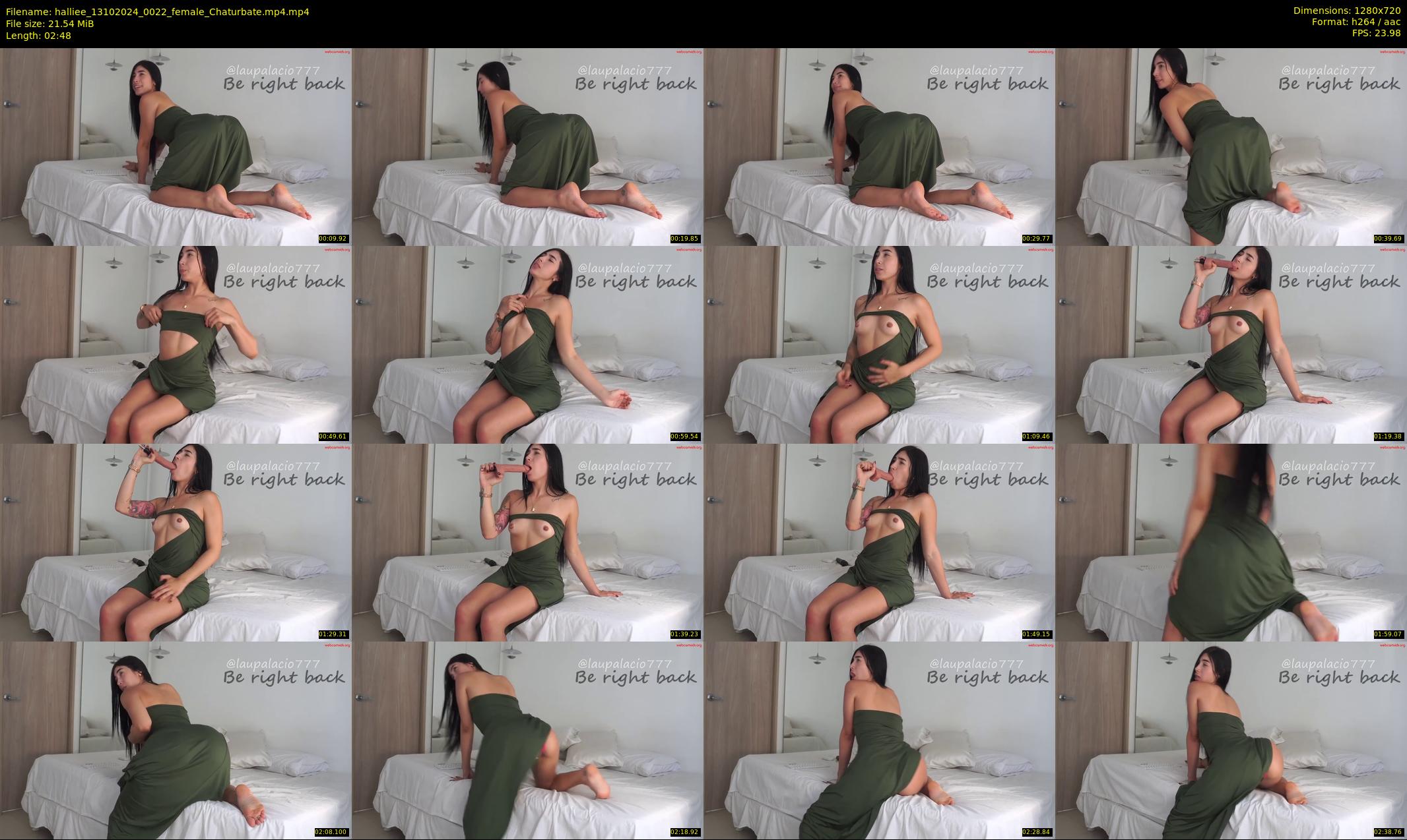 halliee — 3 minute Chaturbate couple cam show recording, 720p, Oct 13, 2024