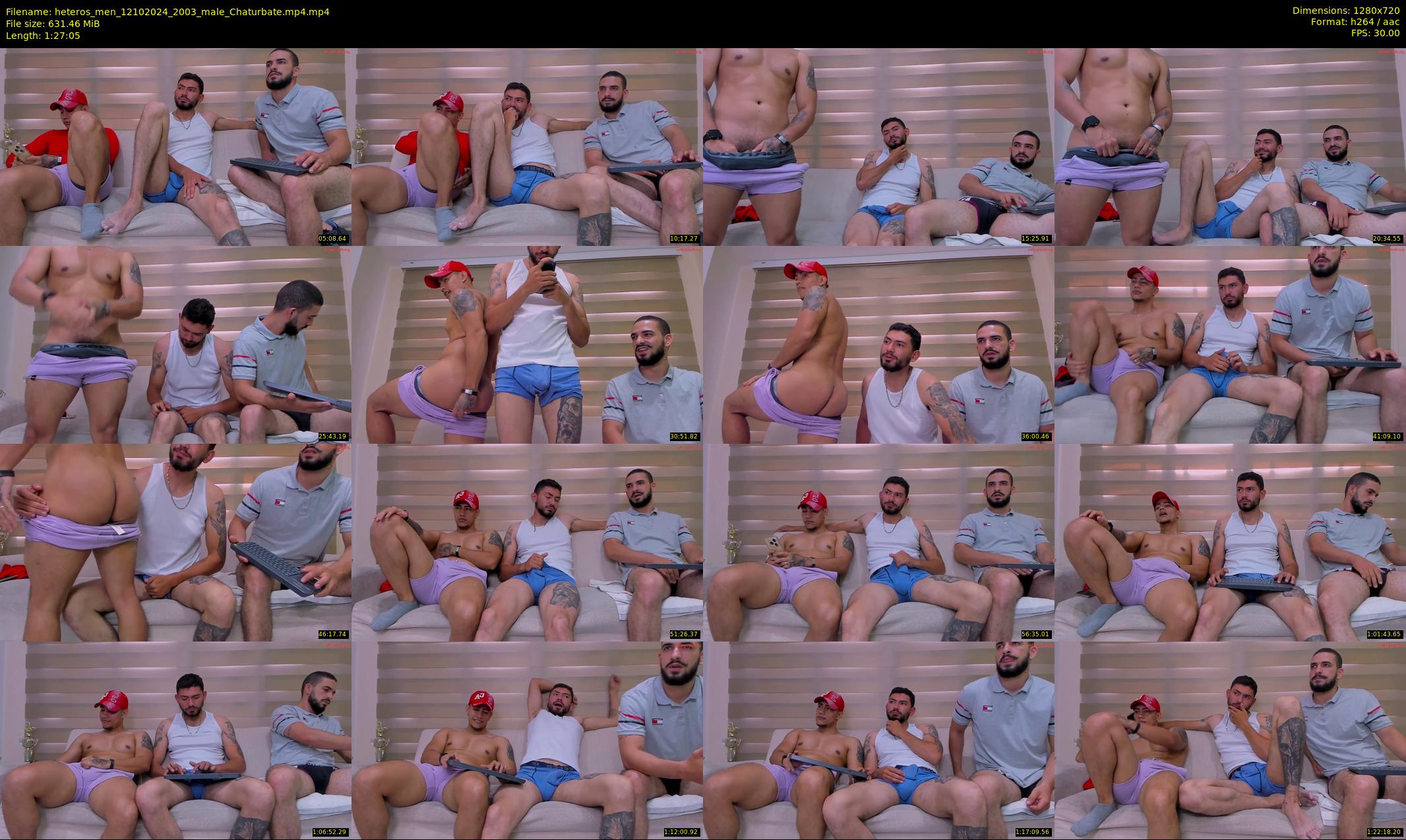 heteros_men — 88 minute Chaturbate male cam show recording, 720p, Oct 12, 2024