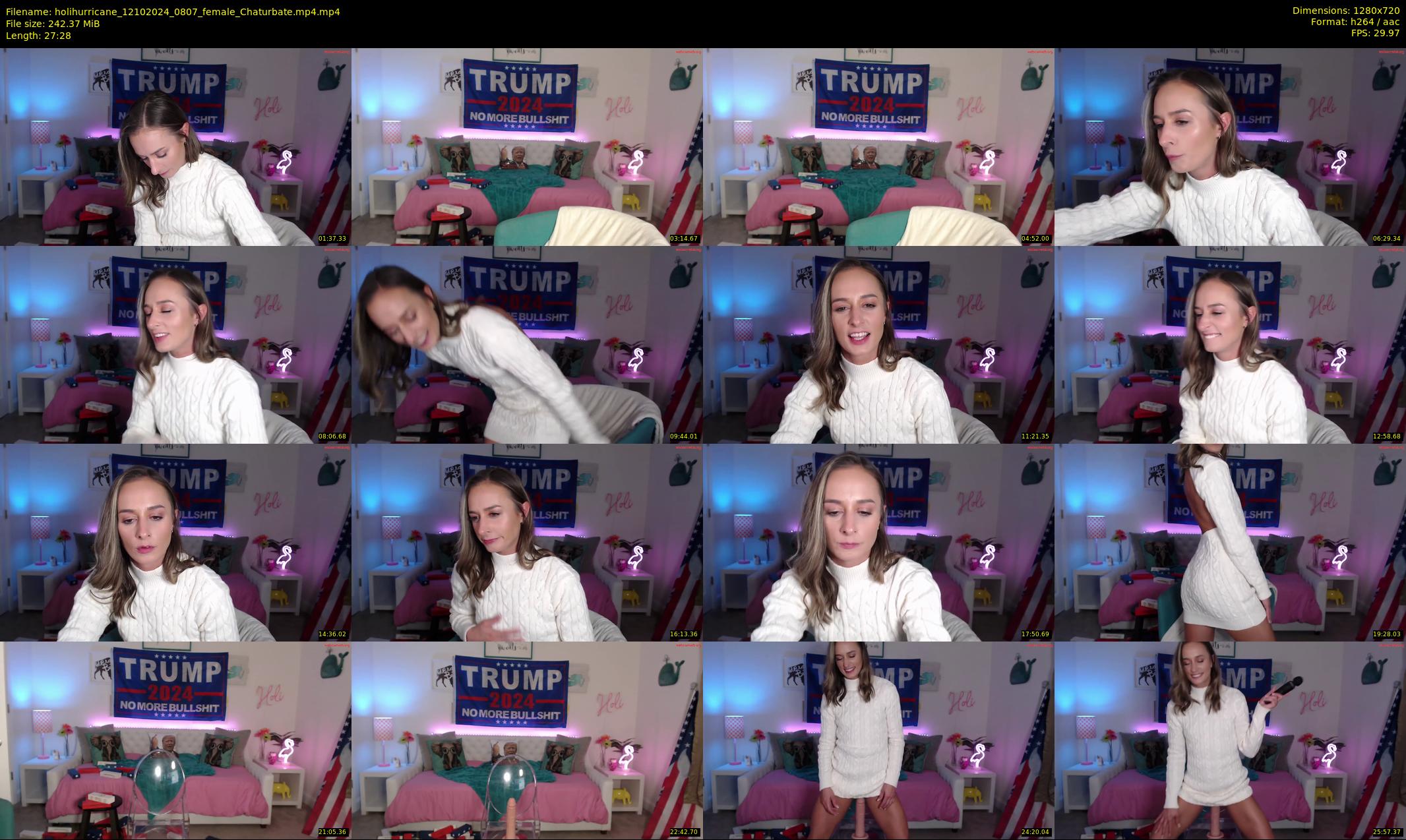 holihurricane — 28 minute Chaturbate female cam show recording, 720p, Oct 12, 2024