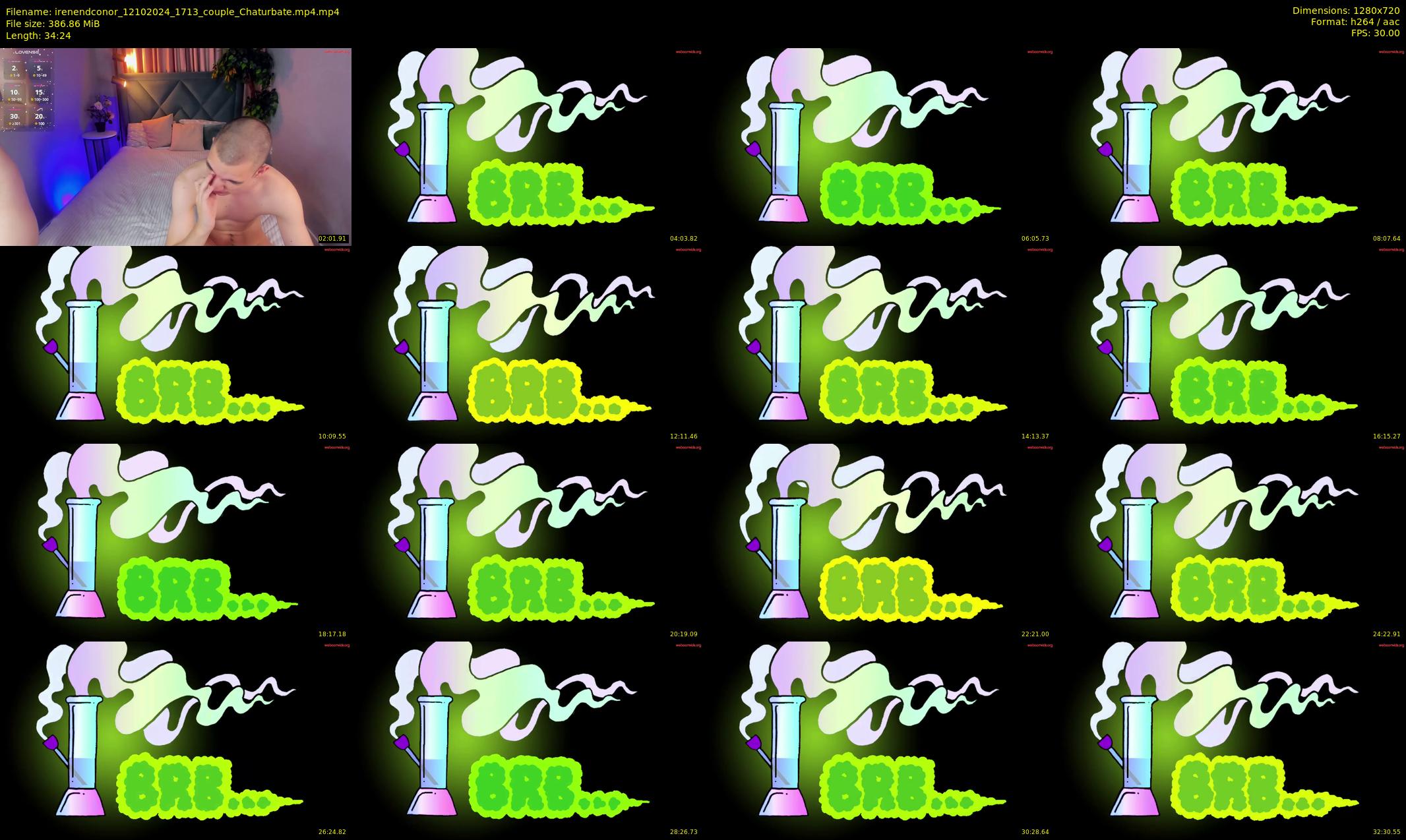 irenendconor — 35 minute Chaturbate couple cam show recording, 720p, Oct 12, 2024