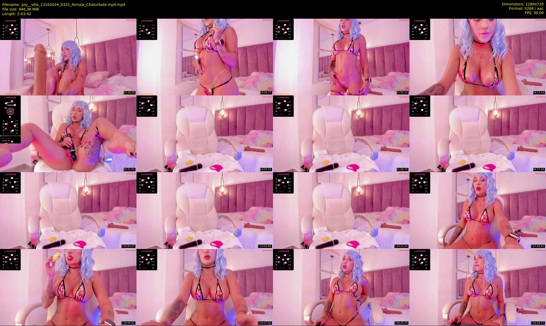 july__villa — 124 minute Chaturbate female cam show recording, 720p, Oct 13, 2024