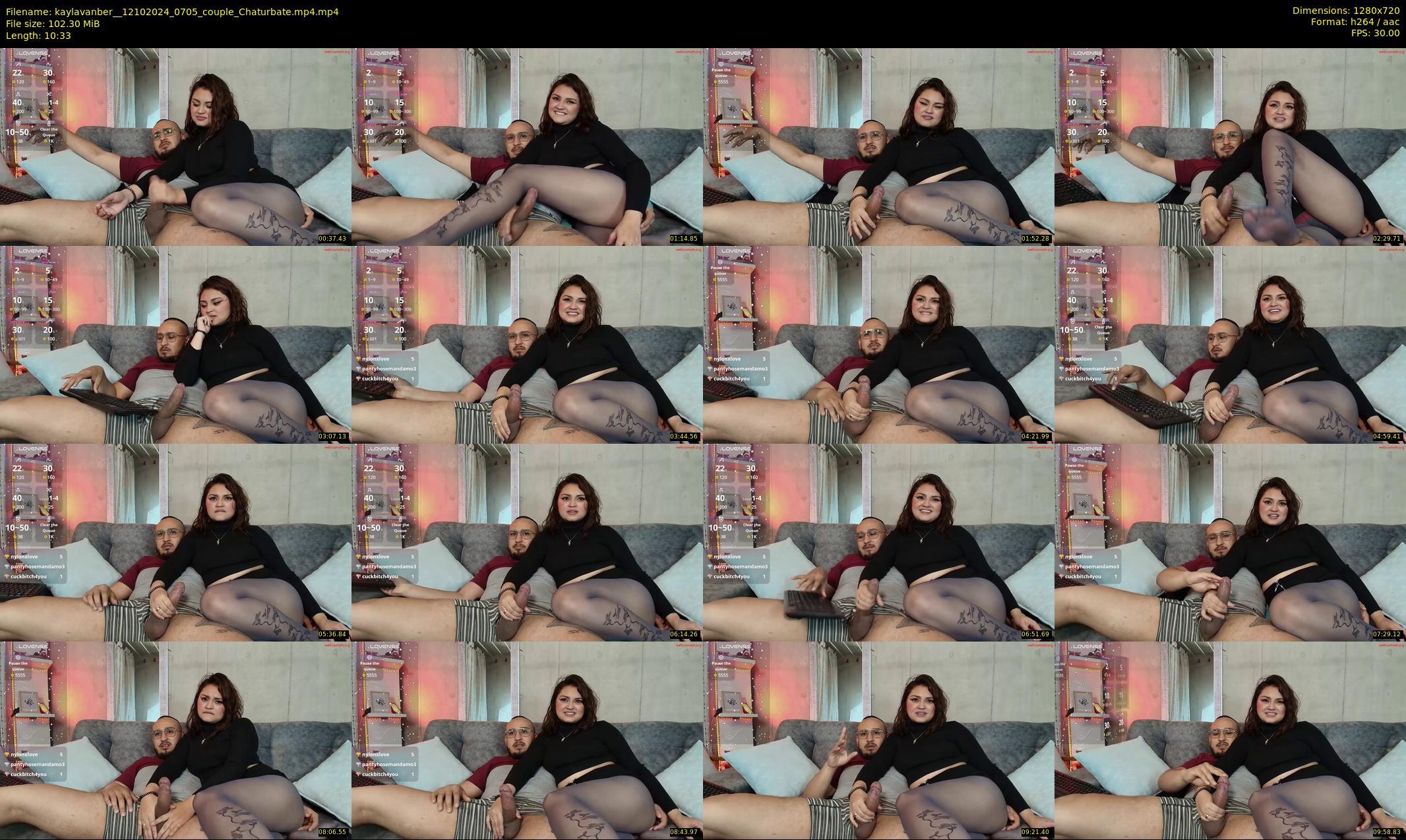 kaylavanber_ — 11 minute Chaturbate couple cam show recording, 720p, Oct 12, 2024