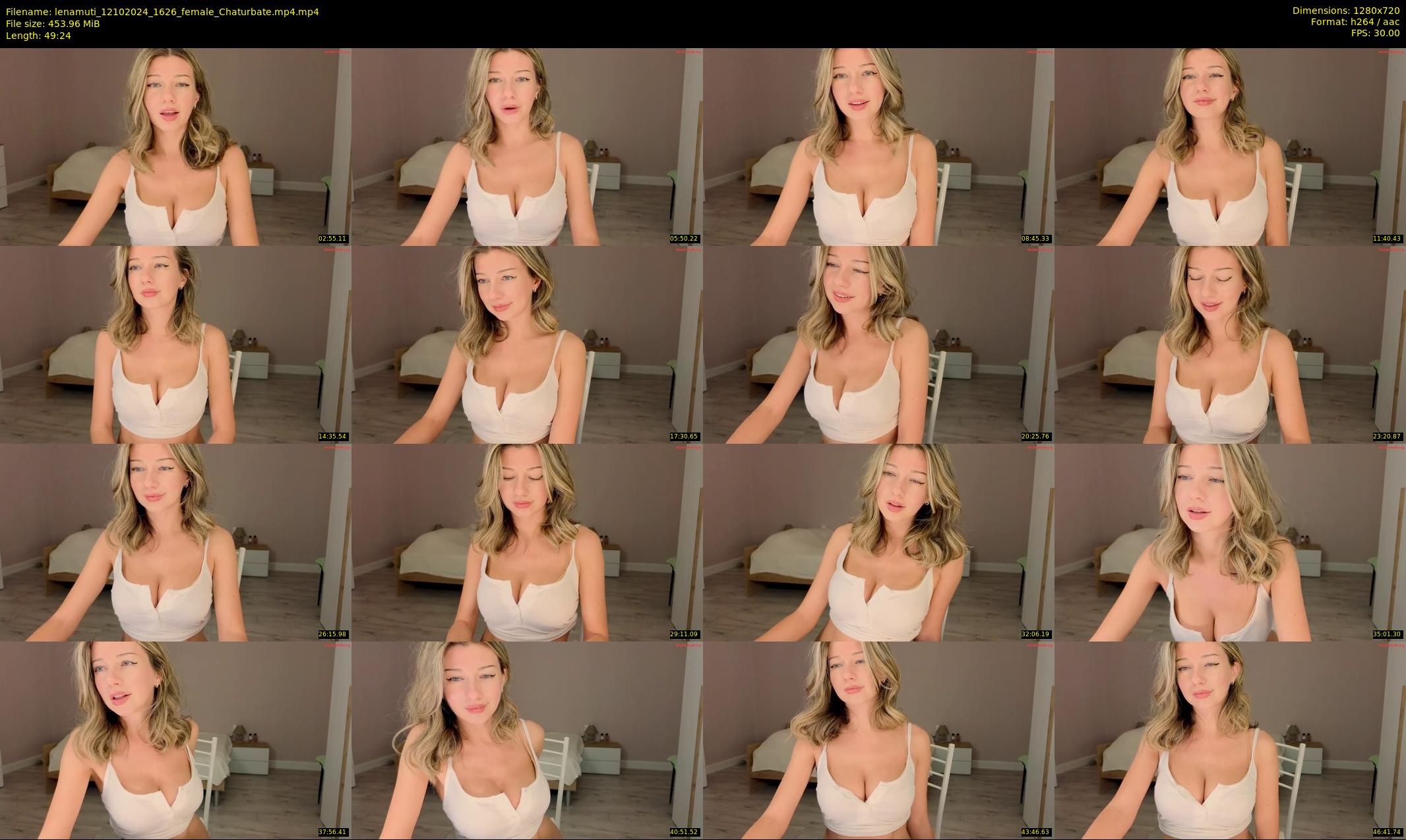 lenamuti — 50 minute Chaturbate female cam show recording, 720p, Oct 12, 2024