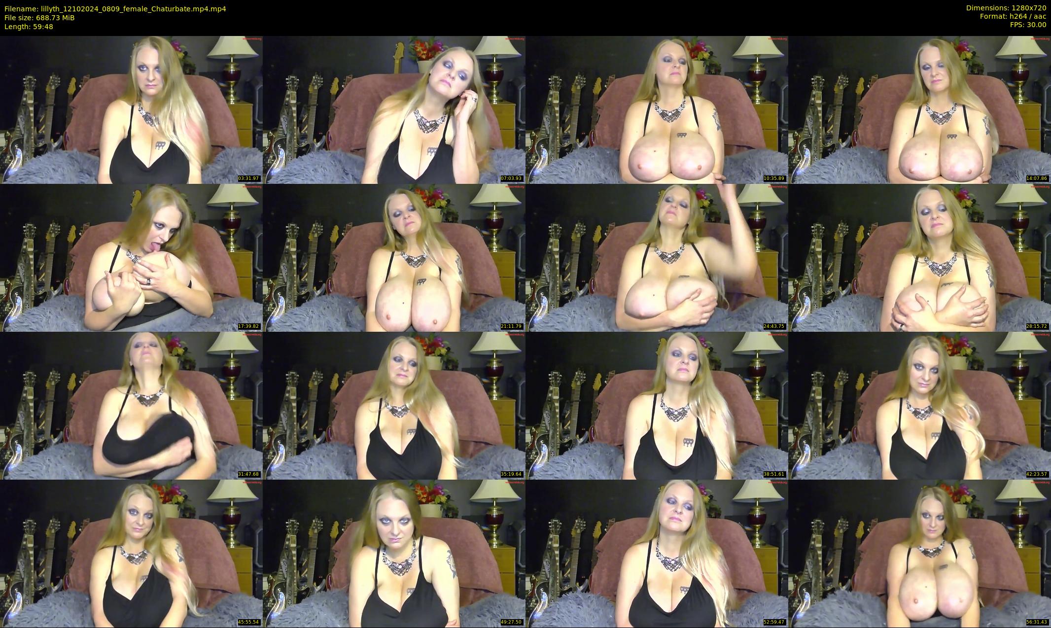 lillyth — 60 minute Chaturbate female cam show recording, 720p, Oct 12, 2024
