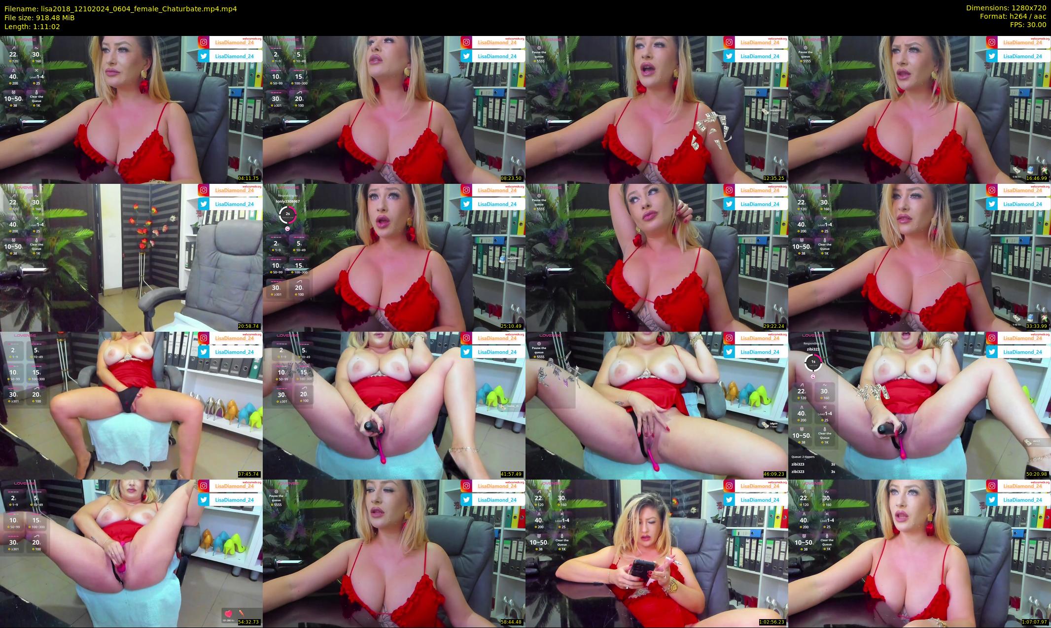 lisa2018 — 72 minute Chaturbate female cam show recording, 720p, Oct 12, 2024