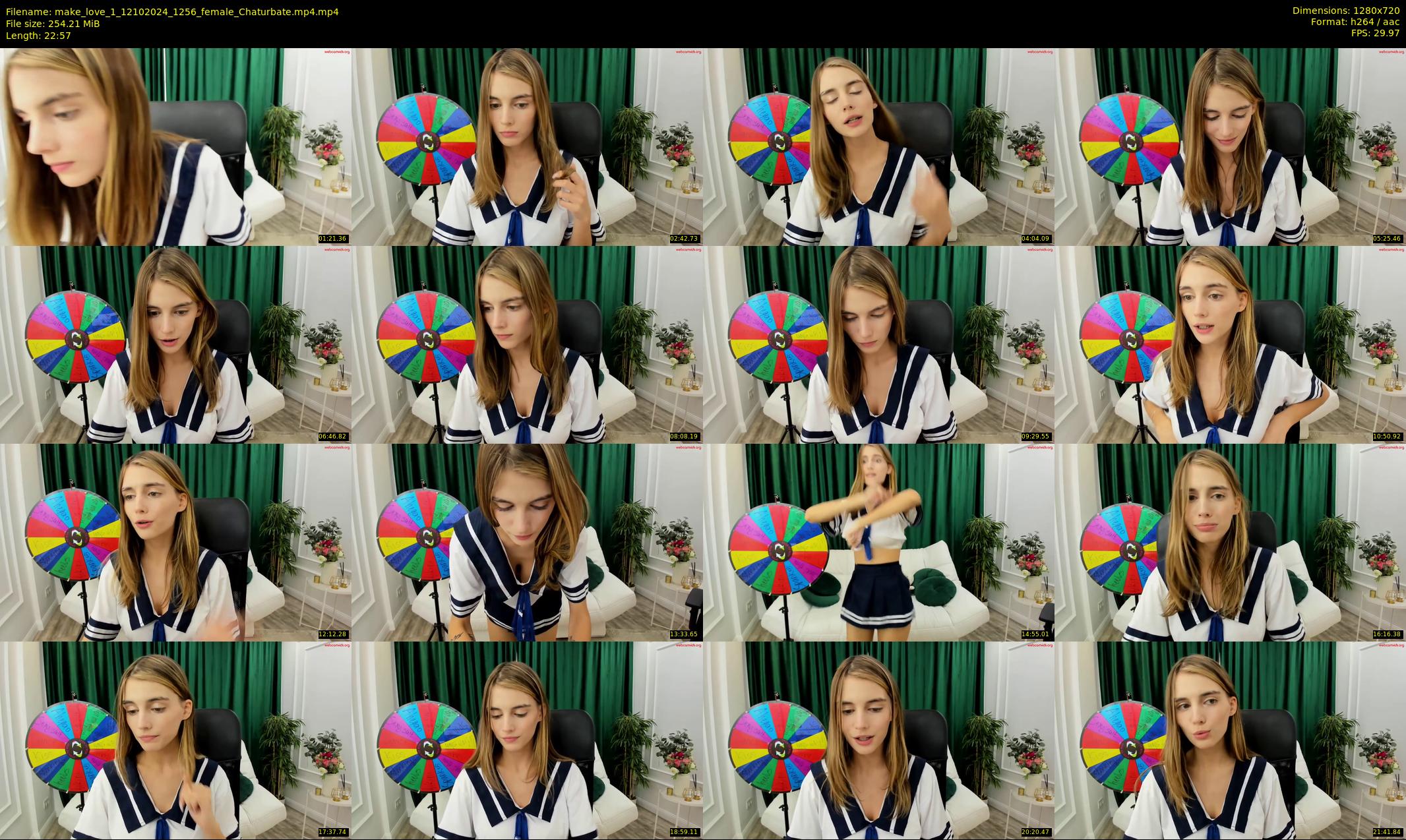 make_love_1 — 23 minute Chaturbate female cam show recording, 720p, Oct 12, 2024