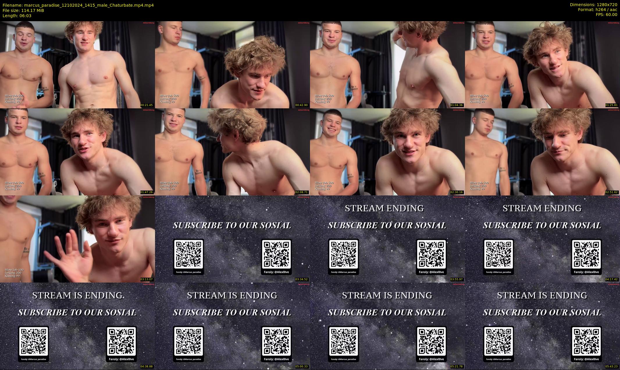 marcus_paradise — 7 minute Chaturbate male cam show recording, 720p, Oct 12, 2024