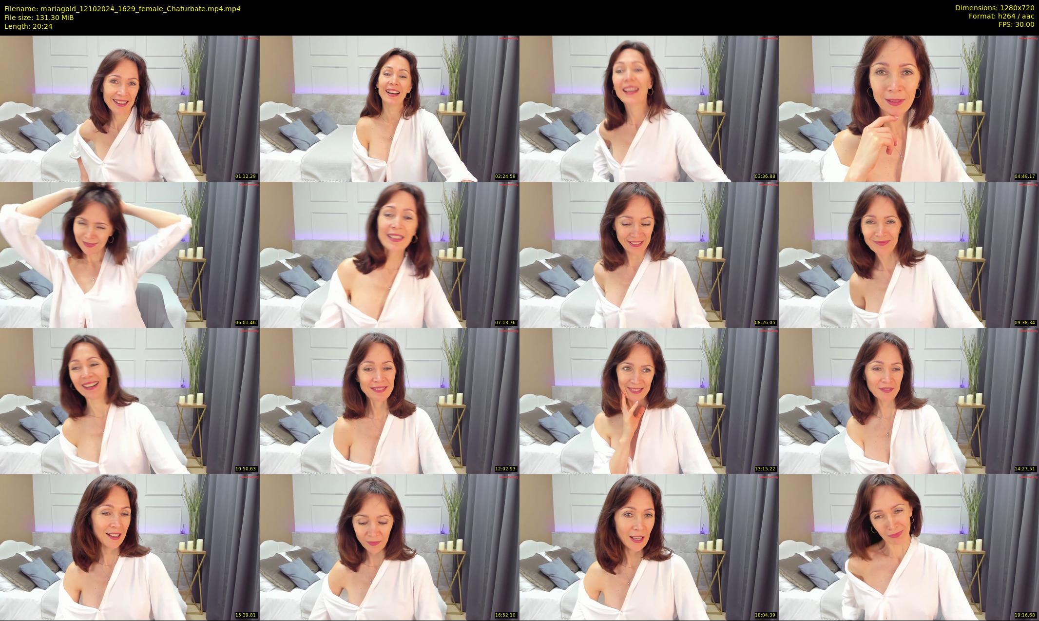 mariagold — 21 minute Chaturbate female cam show recording, 720p, Oct 12, 2024
